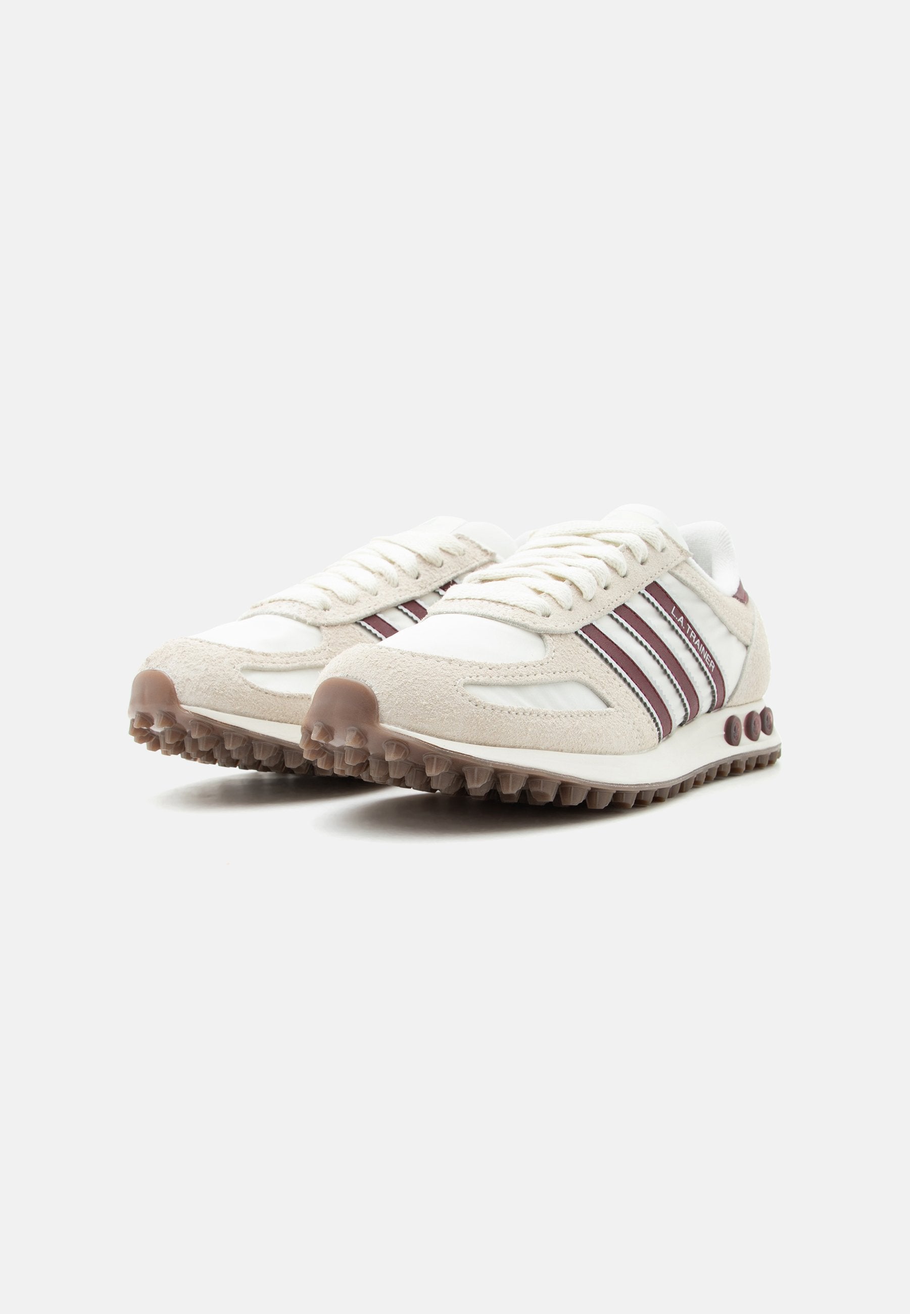 LA TRAINER OG - Baskets - blanc cassé/rouge ombre/blanc crème