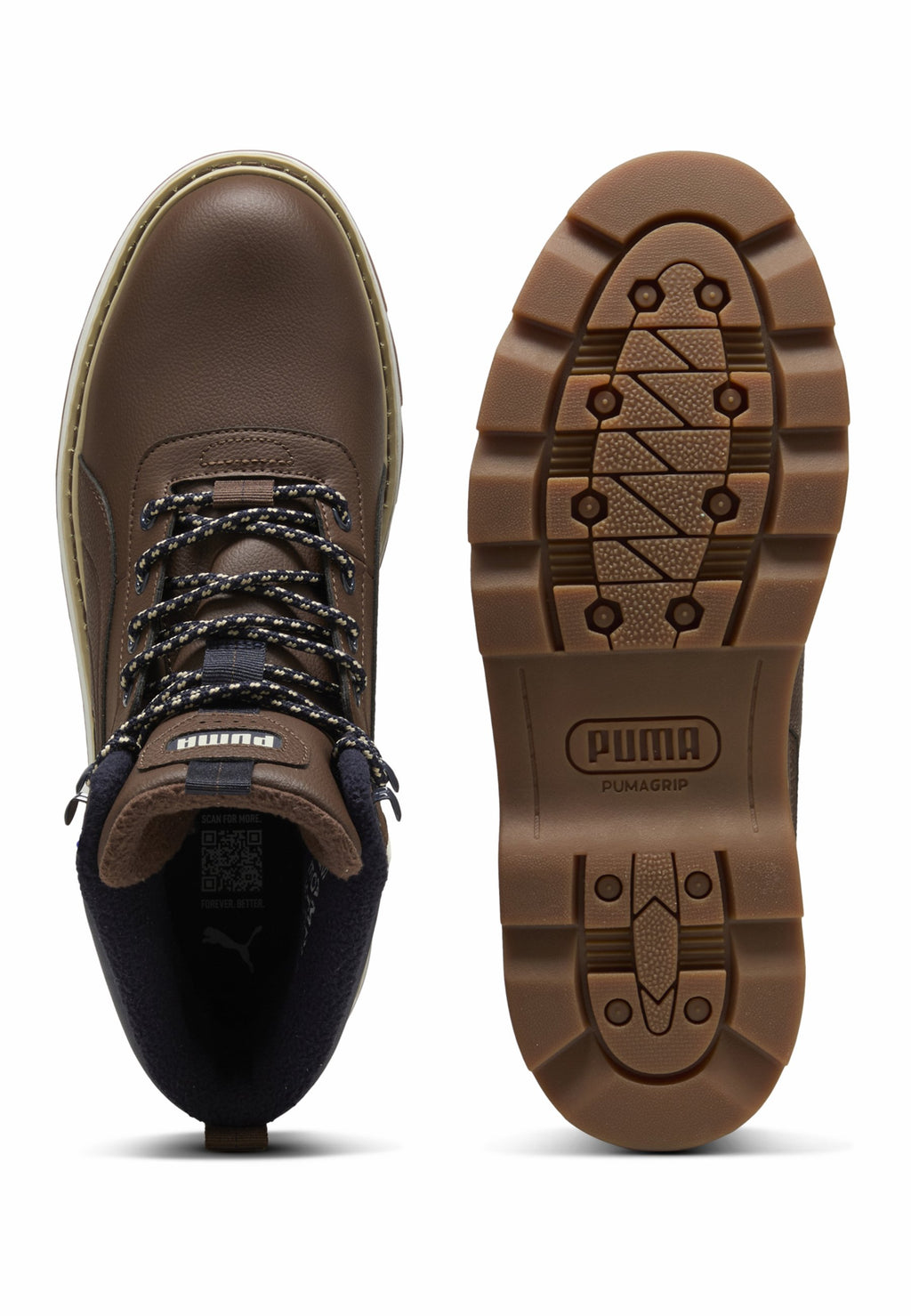 DESIERTO V3 PURETEX - Baskets montantes - marron châtaigne marron châtaigne nouveau marine