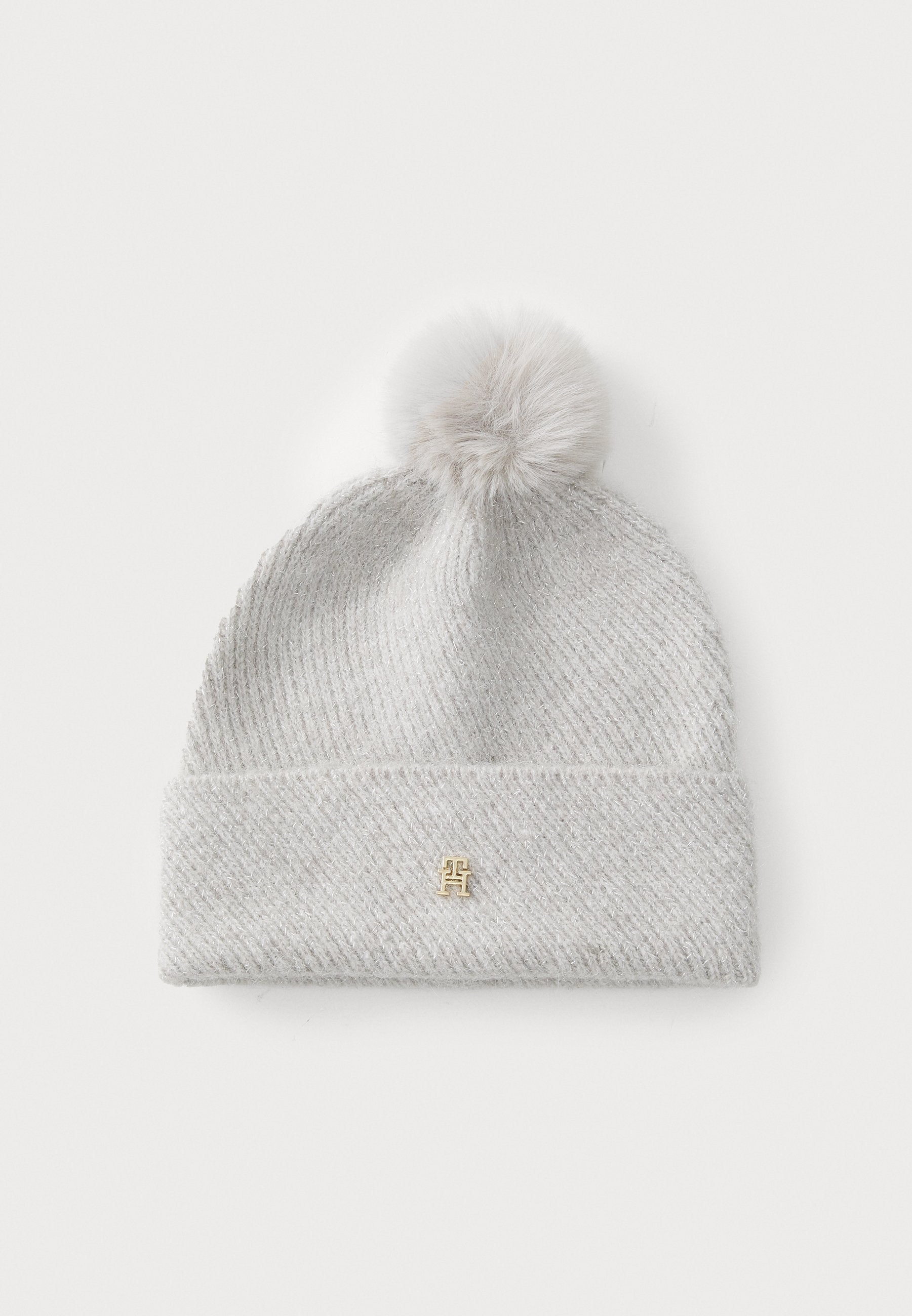 POM POM BEANIE AND SCARF SET - Scarf - grey whisper