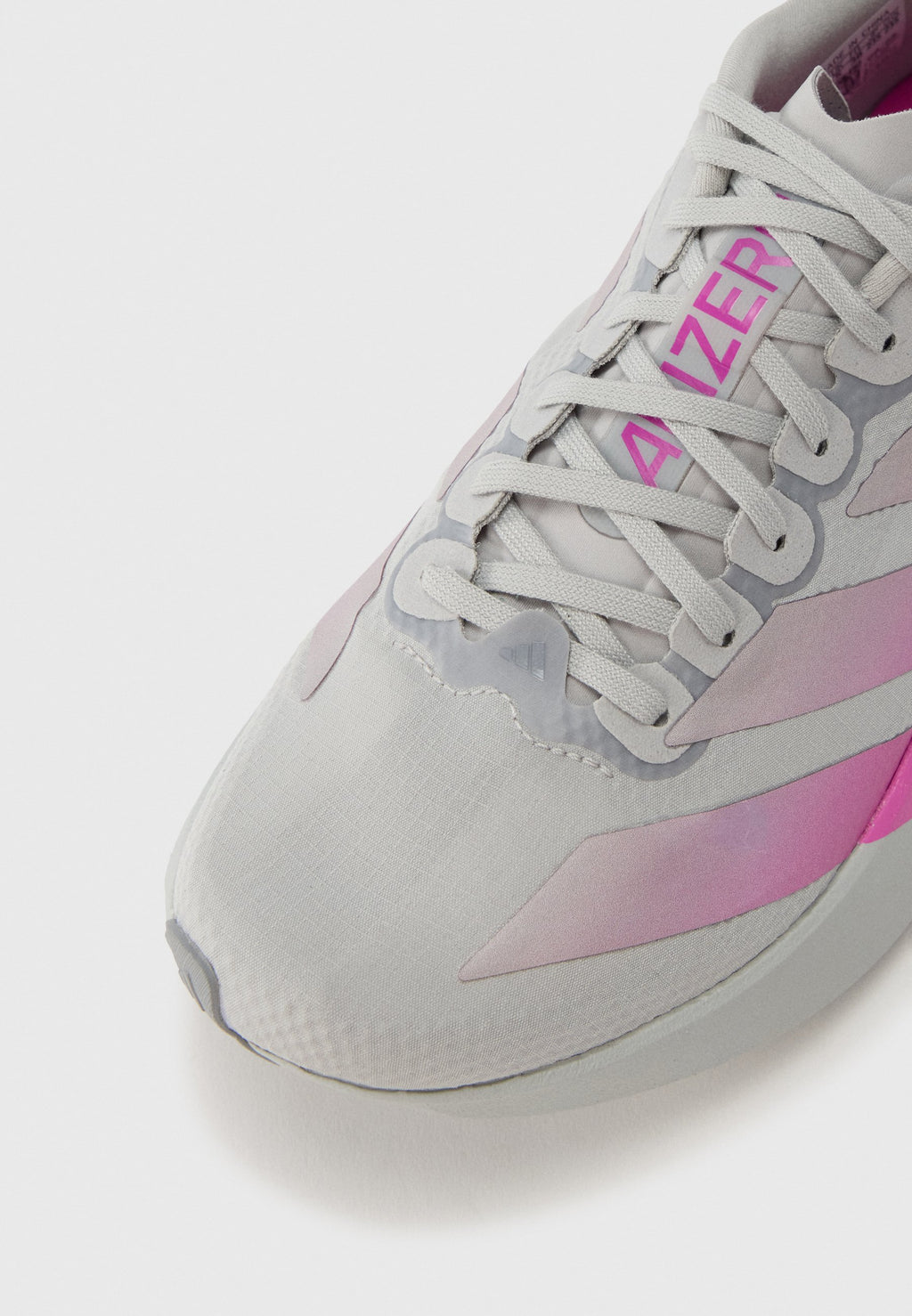 ADIZERO EVO SL WOVEN W - Road running shoes - grey/lucid fuchsia