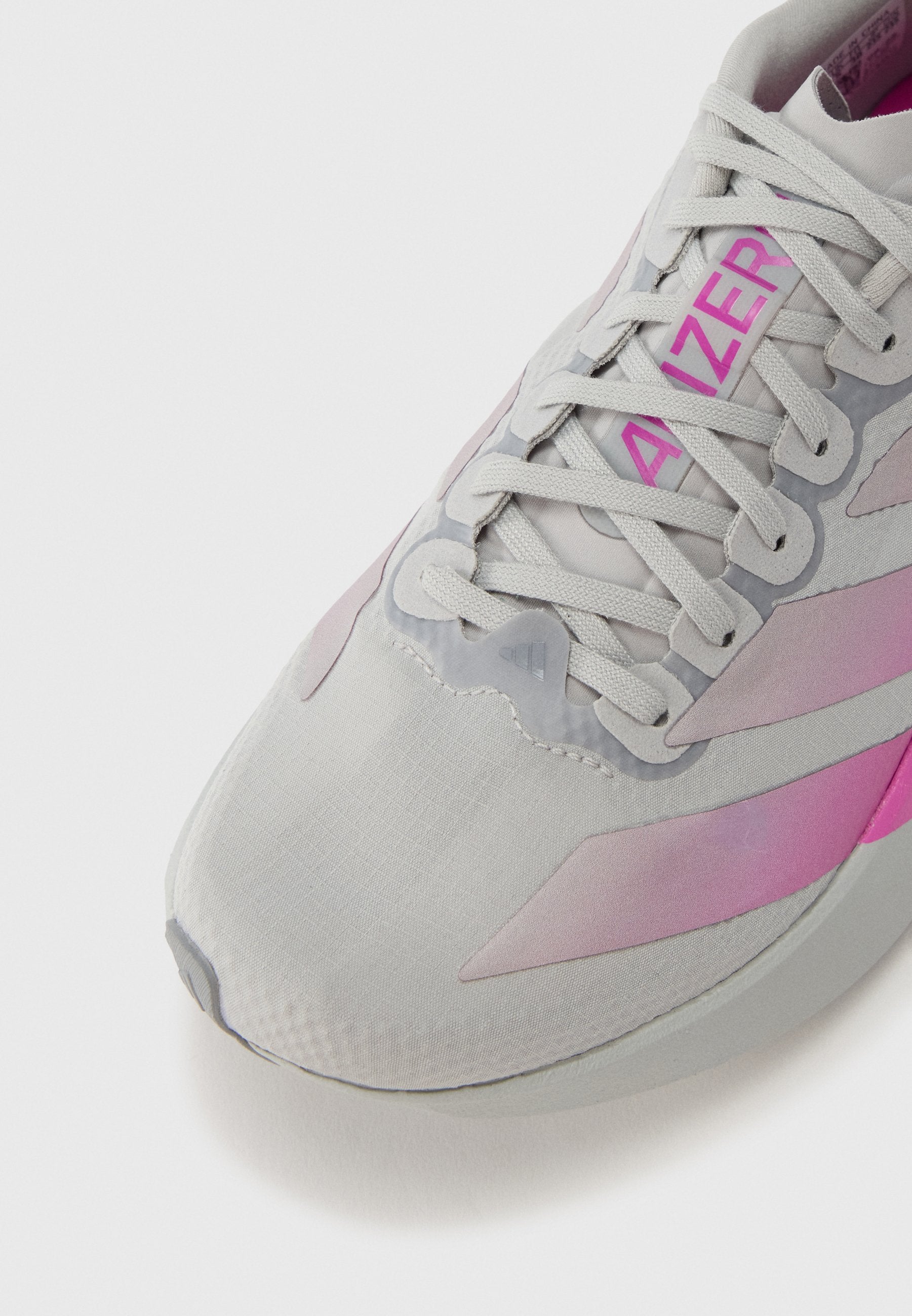 ADIZERO EVO SL WOVEN W - Road running shoes - grey/lucid fuchsia
