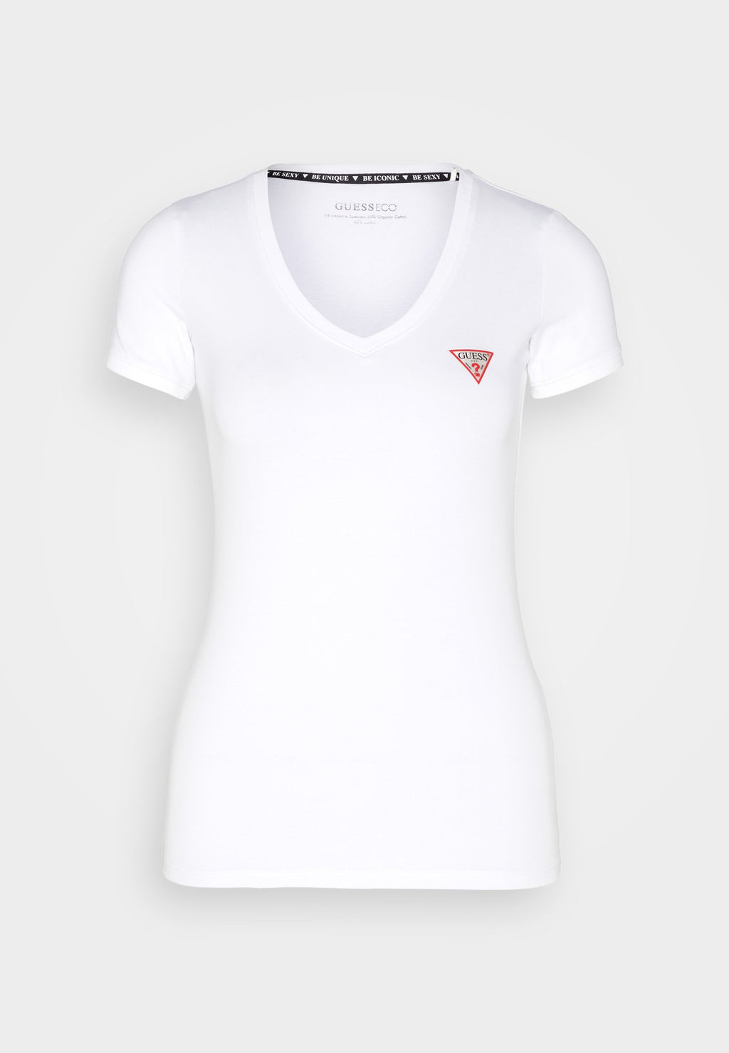 MINI TRIANGLE TEE - Basic T-shirt - pure white