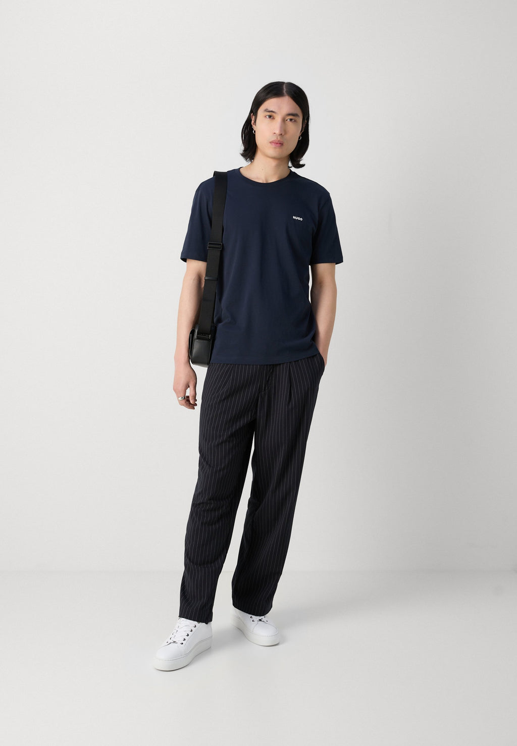 DERO - Basic T-shirt - dark blue five