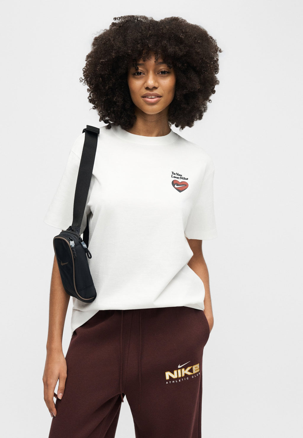 PANTALON LARGE - Bas de survêtement - crush bordeaux