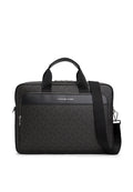 SAC ORDINATEUR HILFIGER FLAG MIXED TEXTURE - Porte-documents - black