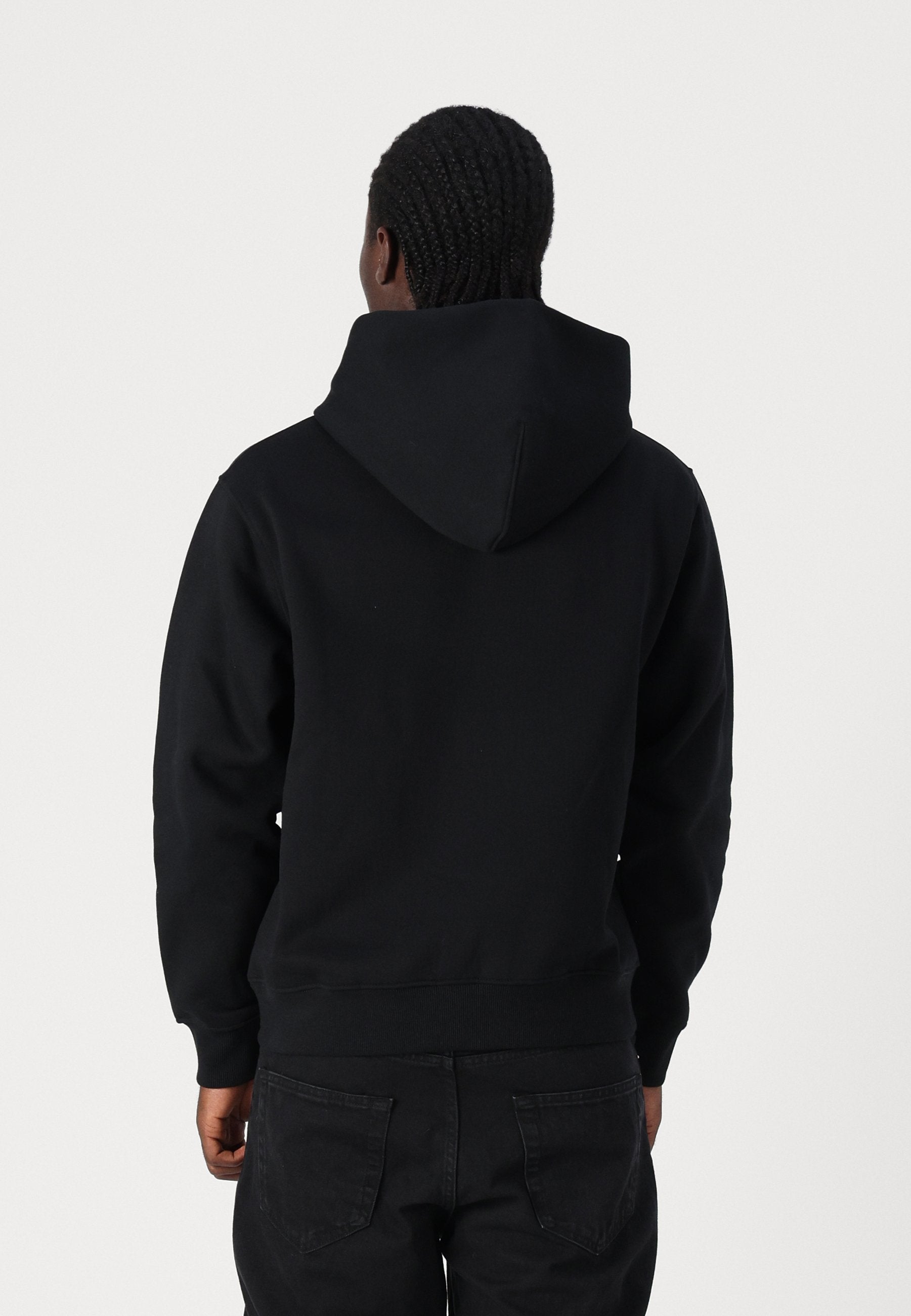 Plain - Hoodie - black
