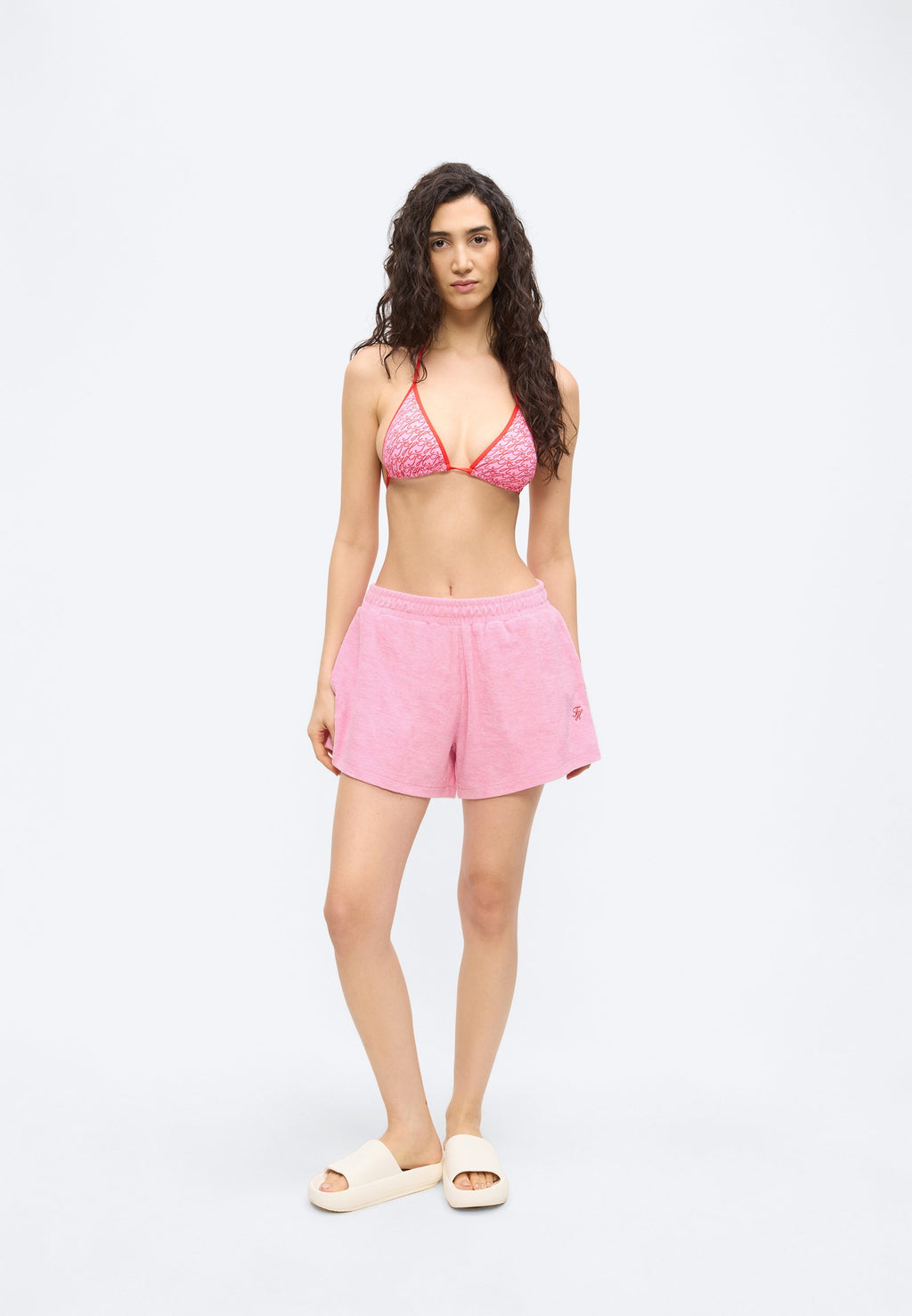 SHORT SERVIETTE DE PLAGE - Accessoire de plage - pétale de rose