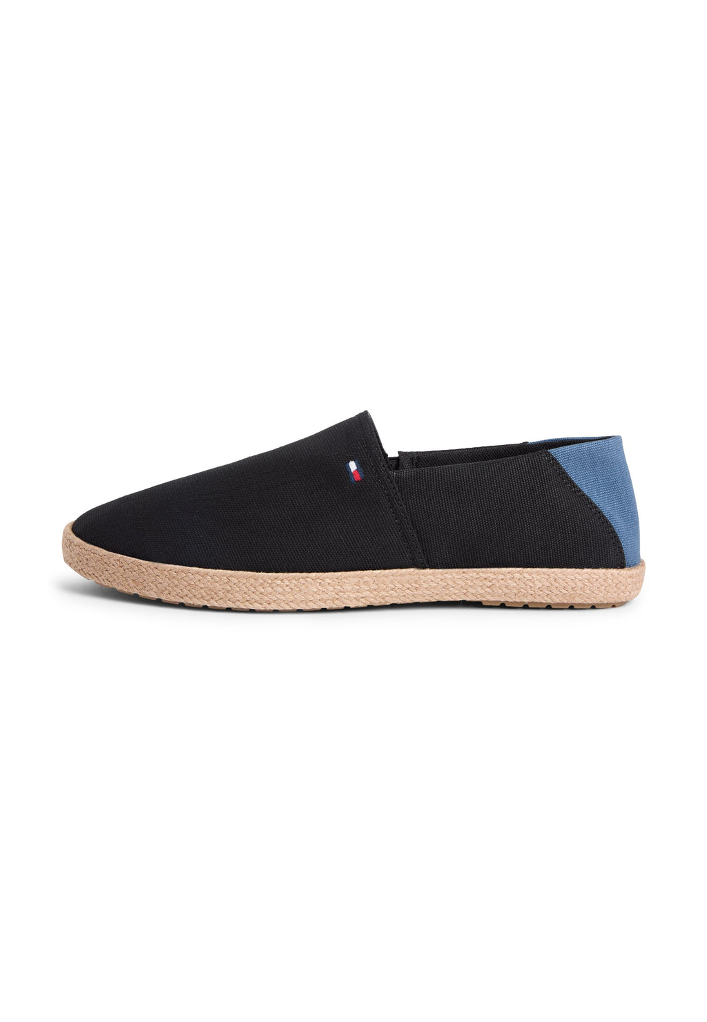 FLAG EMBROIDERY CANVAS ESPADRILLES - Espadrilles - black