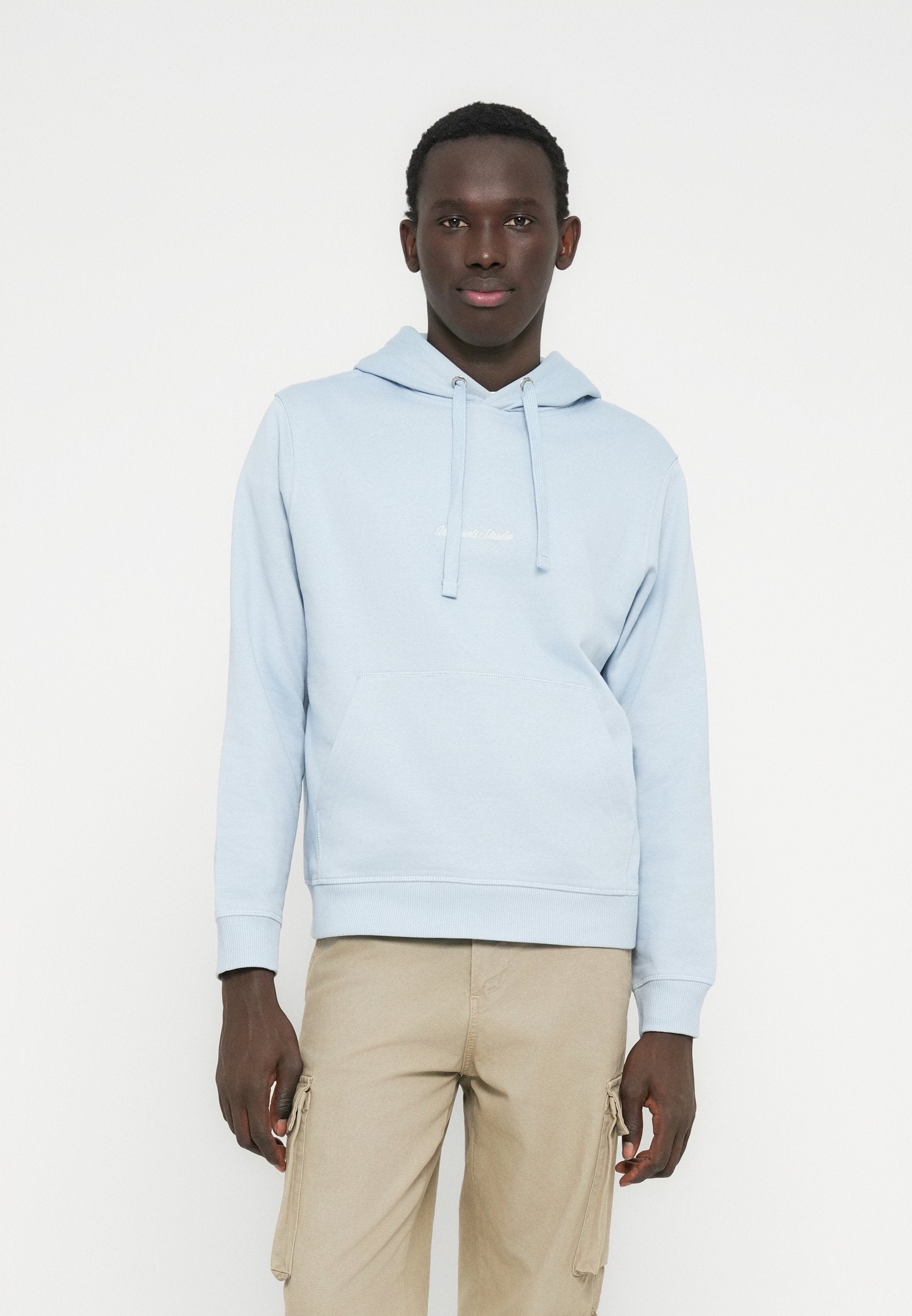 Sweat à capuche - bleu cachemire