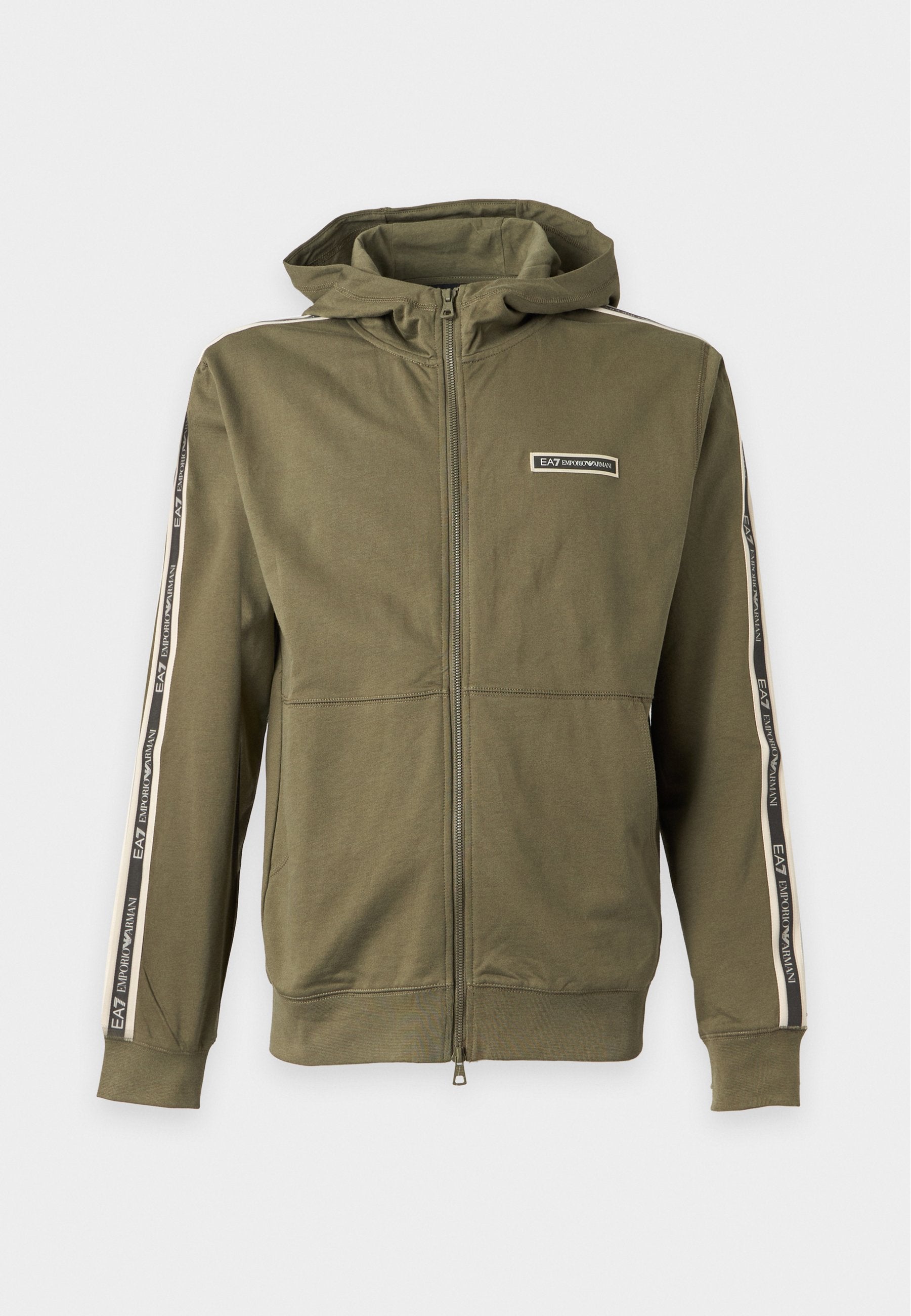 TRAIN LOGO SERIES HOODIE TAPE - Zip-up sweatshirt - kalamata