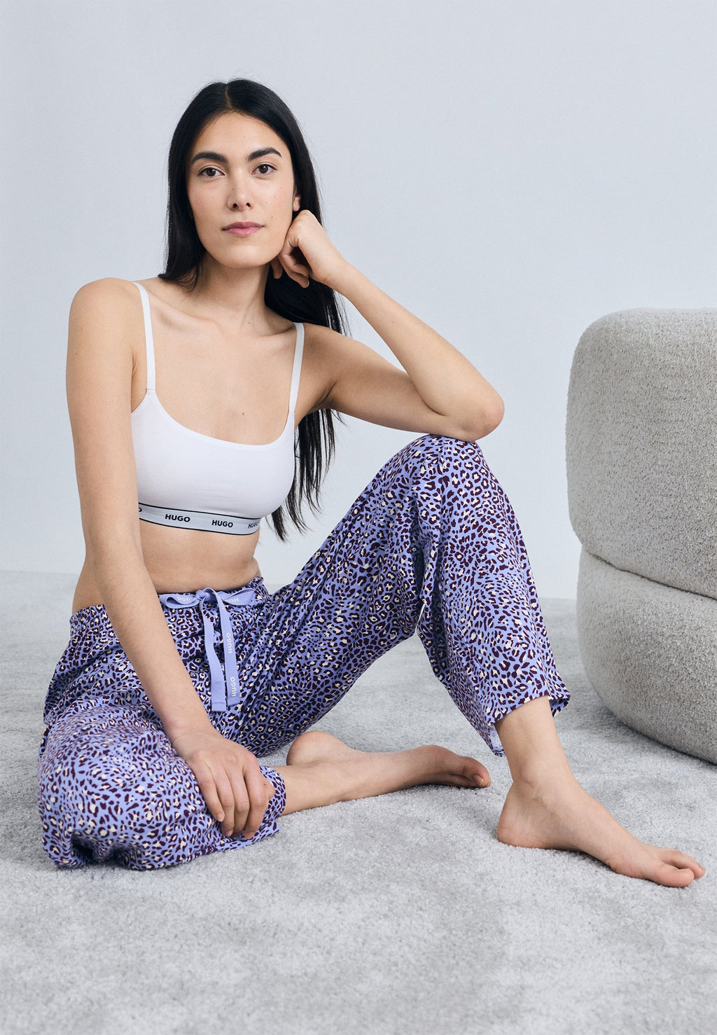 CASUAL PANTS - Pyjama bottoms - open purple