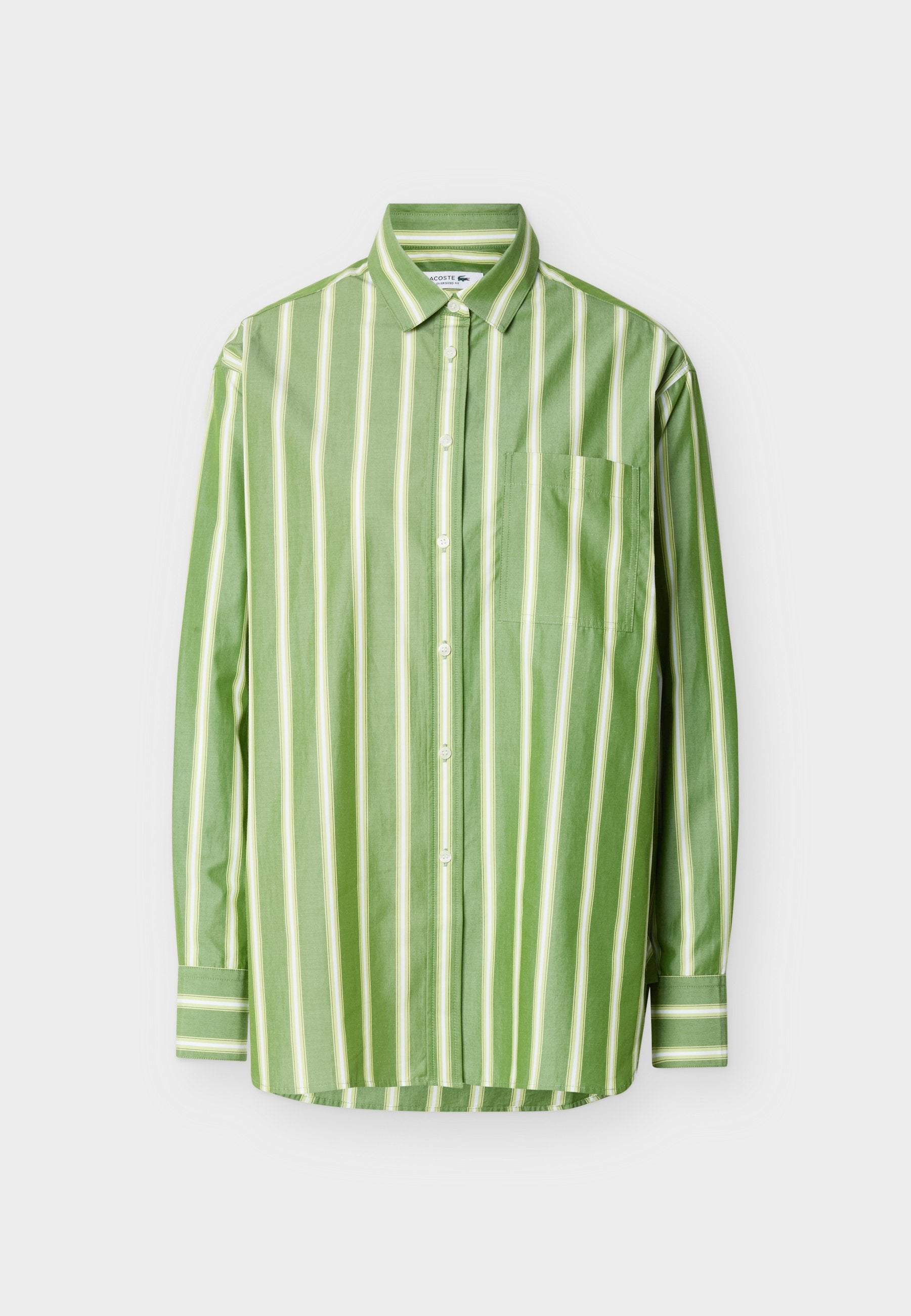 Button-down blouse - lamb's lettuce/birch/white/black