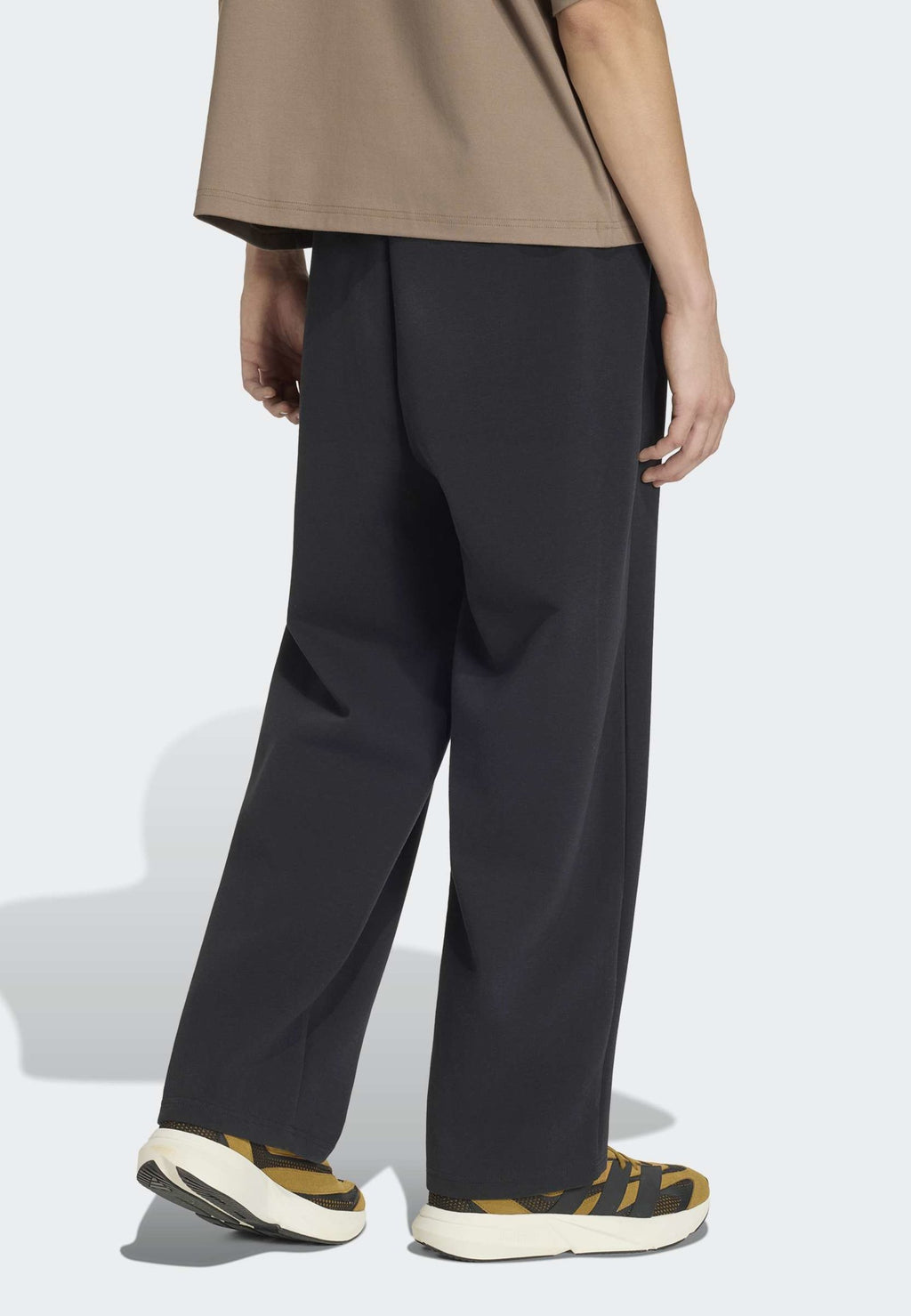 SOFT LUX STRAIGHT LEG PANTS - Tracksuit bottoms - black