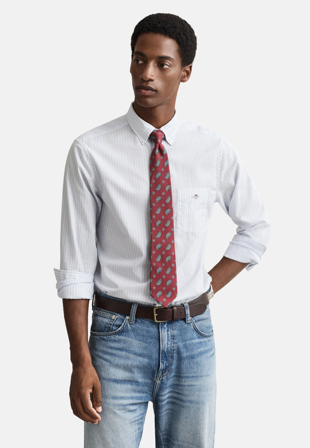 REGULAR FIT - Shirt - light blue