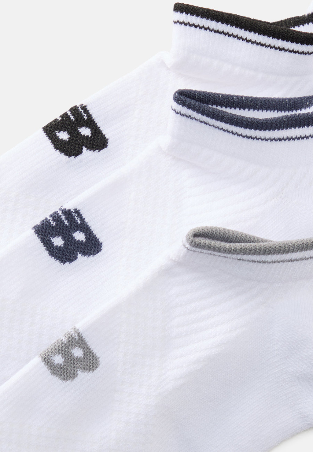 RUN NO SHOW UNISEX 3 PACK - Sneaker socks - white
