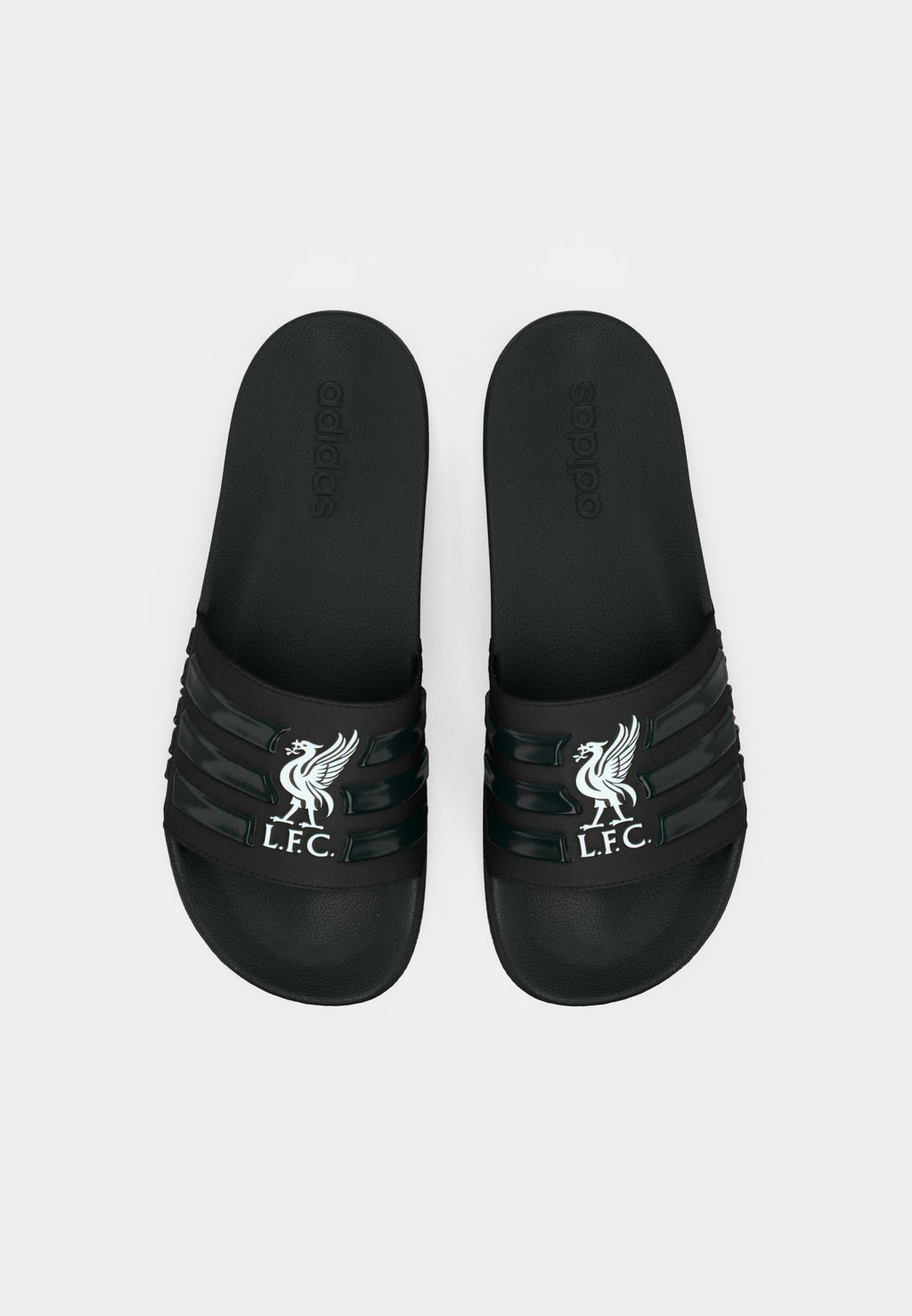 ADILETTE SHOWER LIVERPOOL UNISEXE - Claquettes de piscine - core black/footwear white