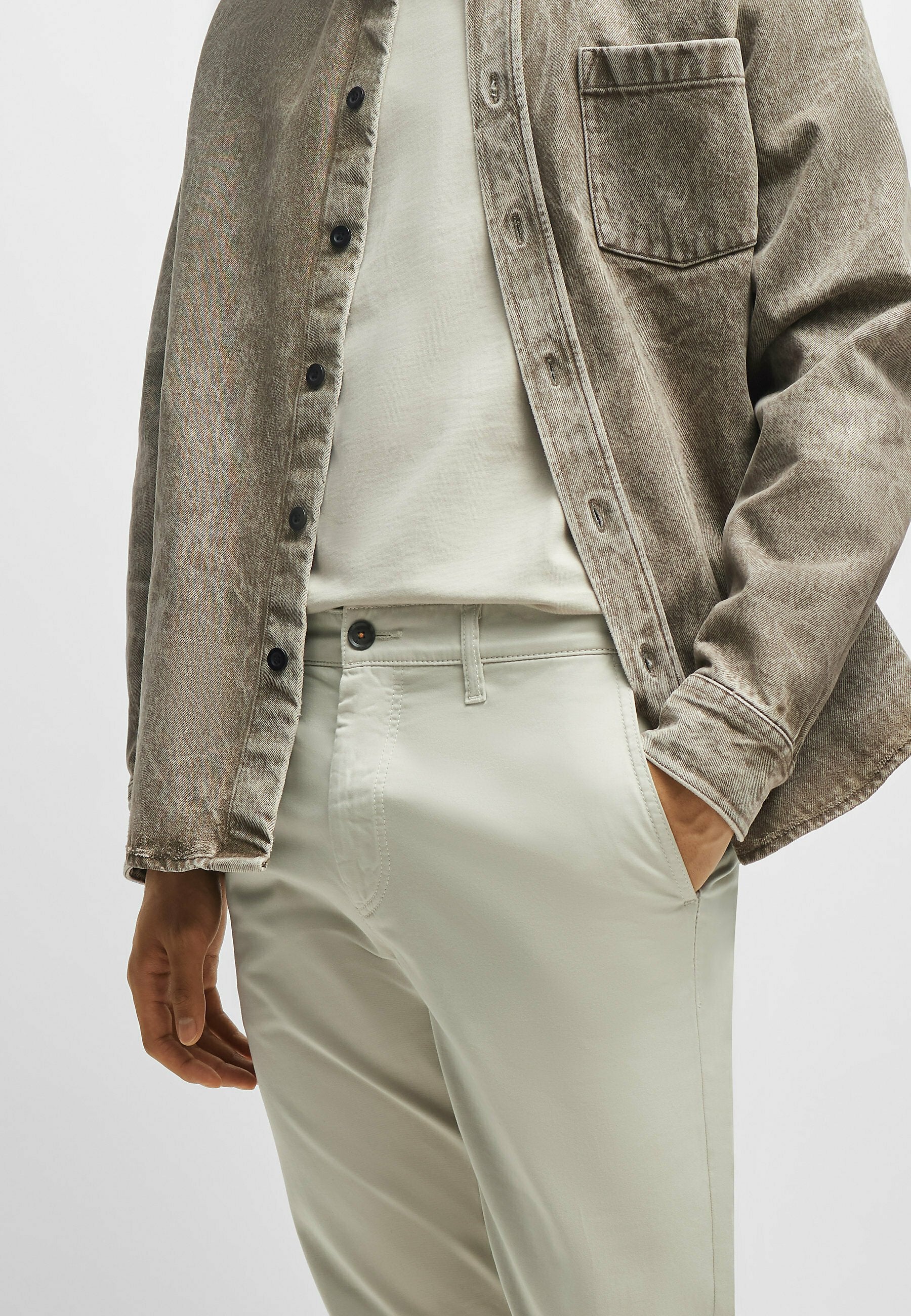 CHINO TAPERED - Chinos - light beige one