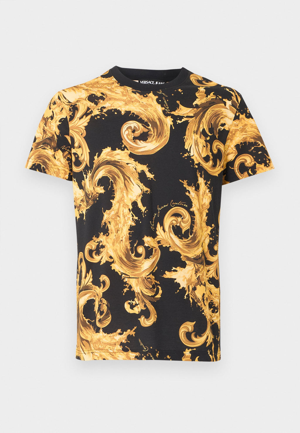 PRINT - Print T-shirt - black/gold-coloured