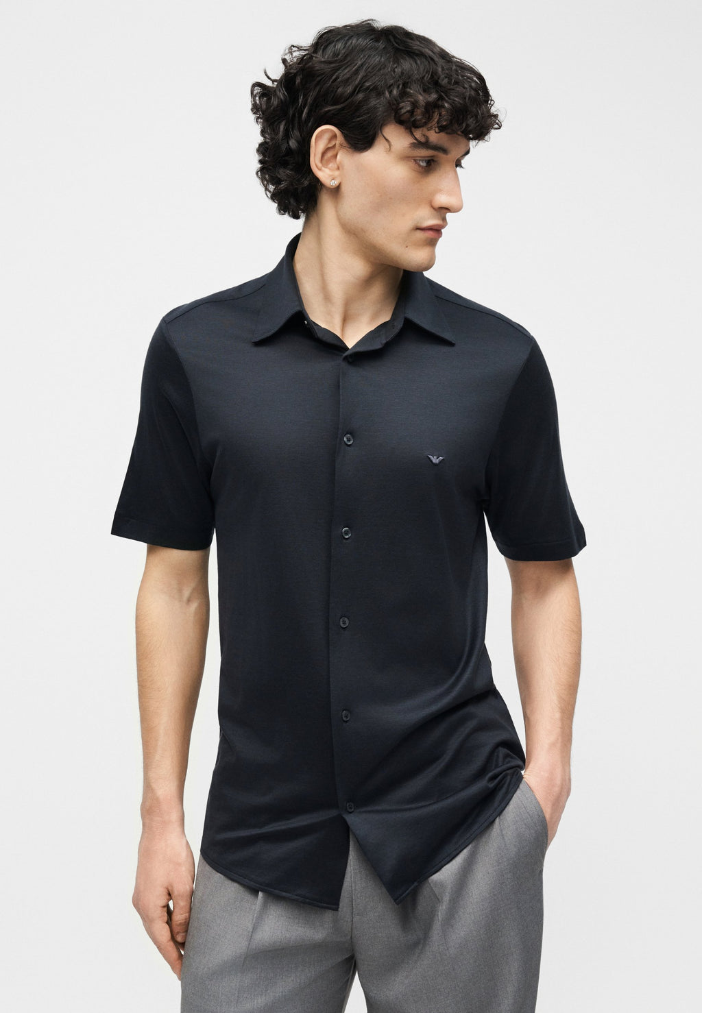Shirt - blue navy