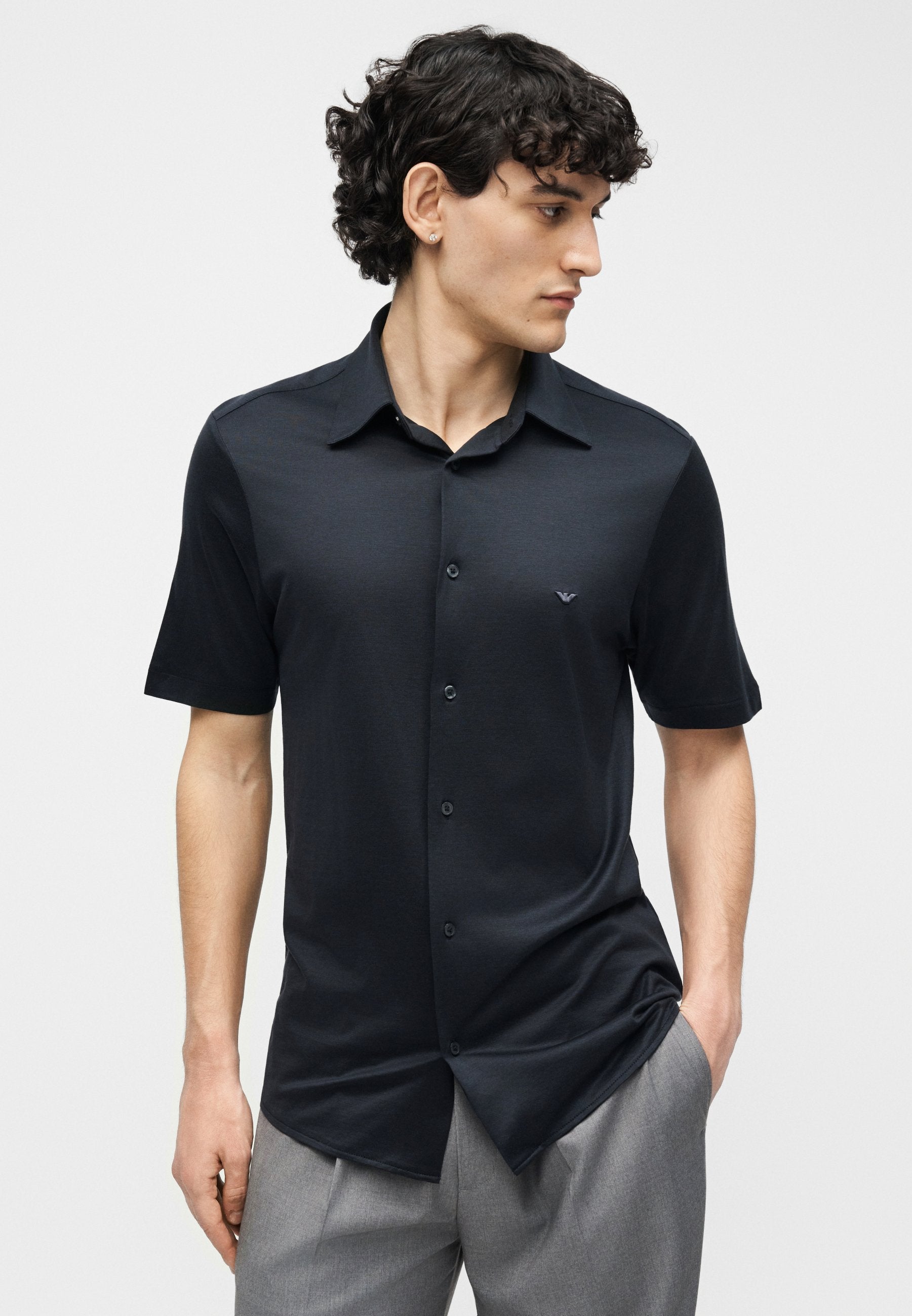 Shirt - blue navy