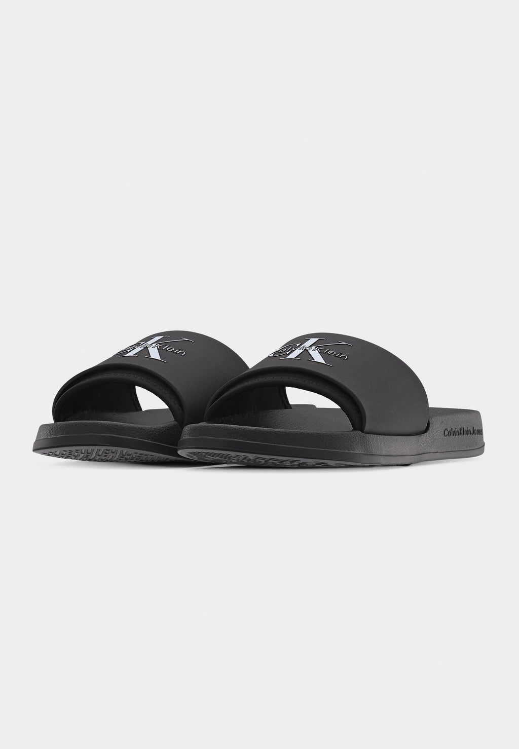 ESS SLIDE - Mules - black/bright white