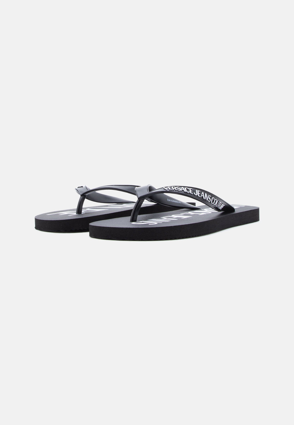 FONDO - T-bar sandals - black/white
