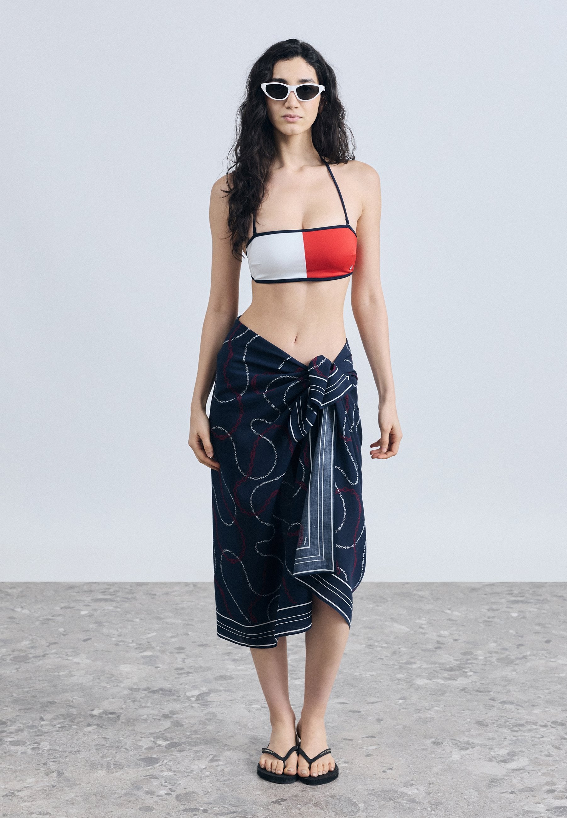 COVER UPS PAREO - Beach accessory - navy