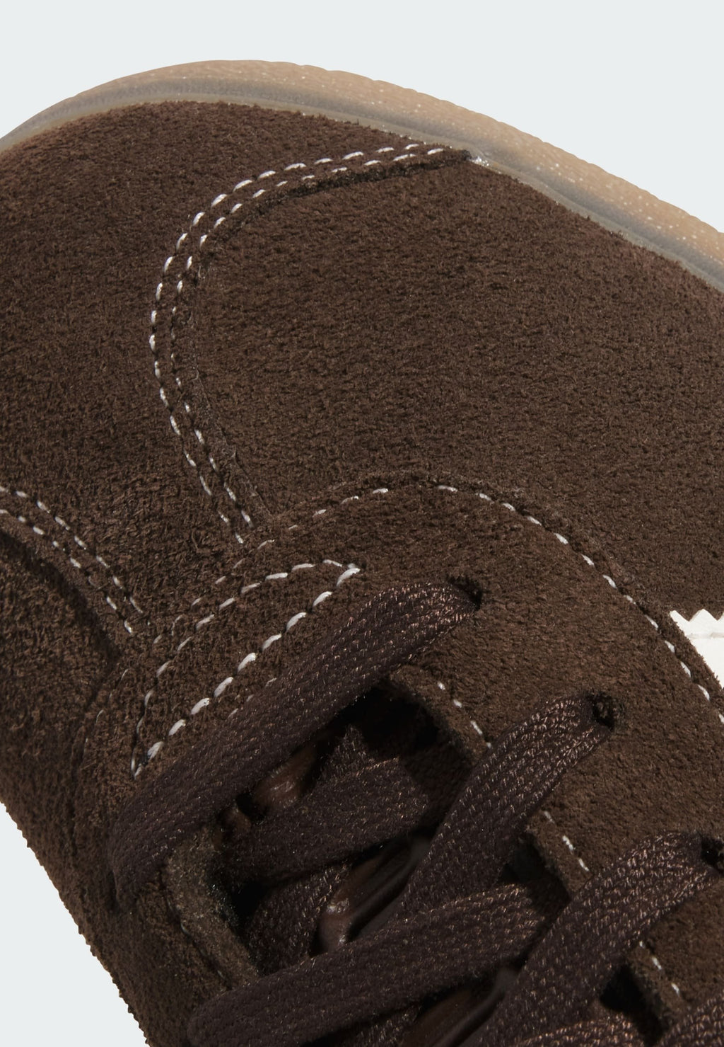 GAZELLE GOLF - Golf shoes - dark brown   chalk white   gum