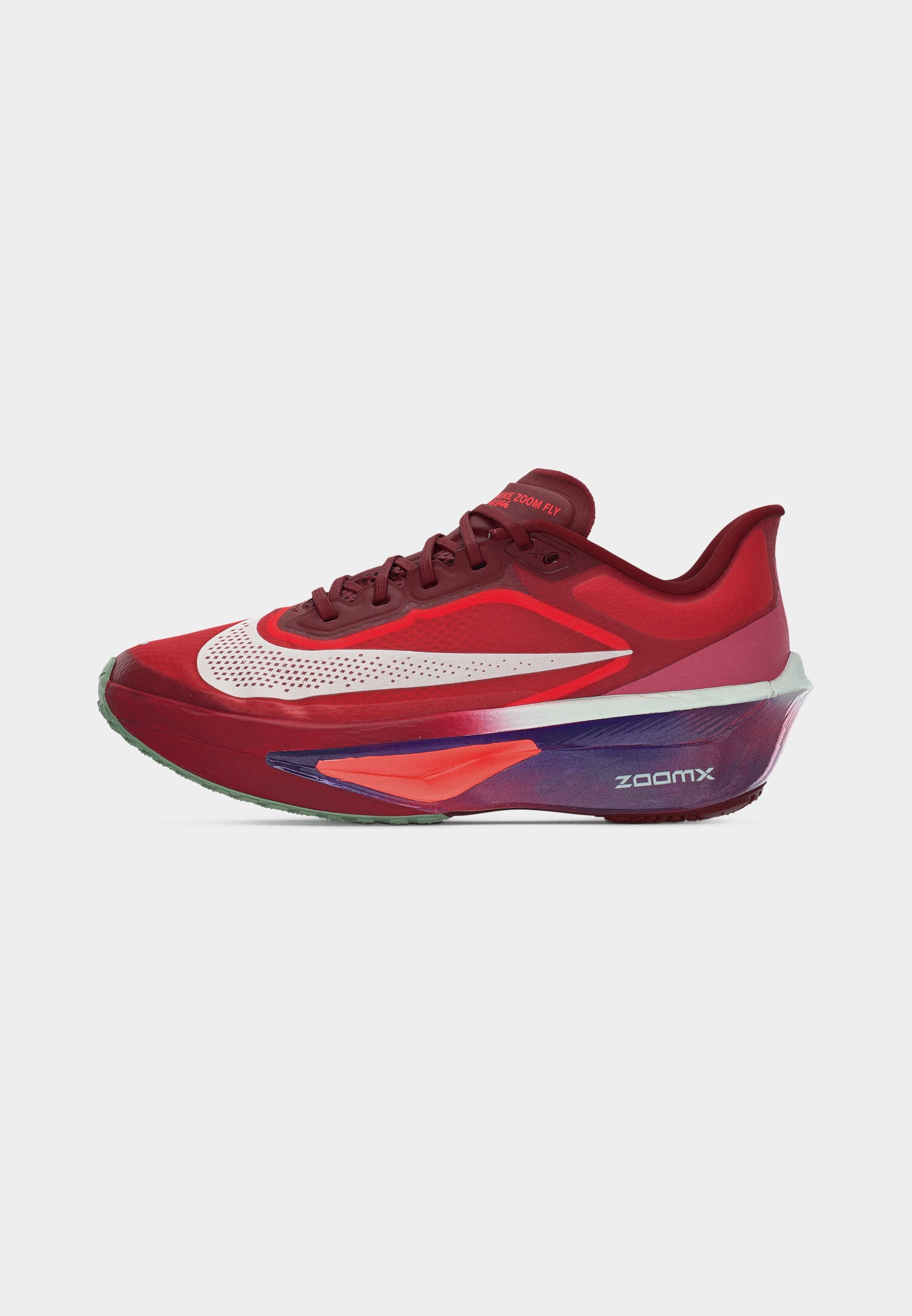 ZOOM FLY 6 SE - Chaussures de running sur route - team red/barely green/bright crimson/peony/steam/atomic pink