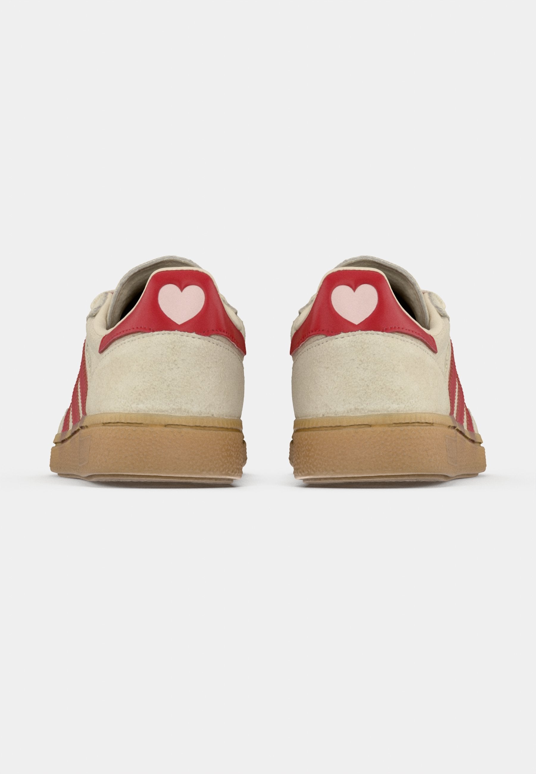 HANDBALL SPEZIAL UNISEX - Trainers - cream white/better scarlet/sandy pink
