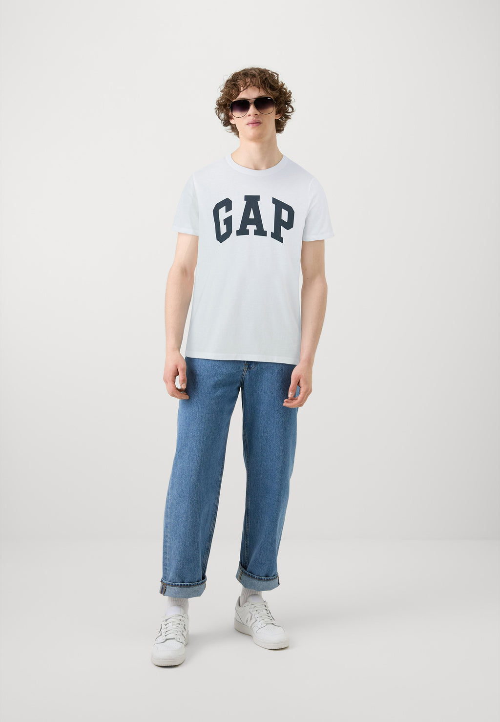 EVERYDAY SOFT BASIC LOGO - Print T-shirt - white global