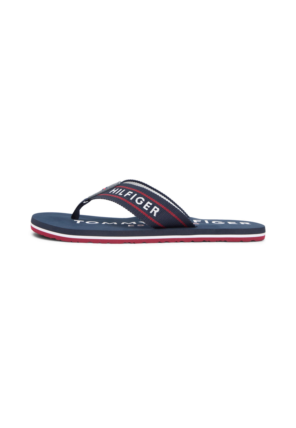 WEBBING STRAP LOGO FLIP-FLOPS - T-bar sandals - desert sky