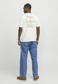RUNDHALSAUSSCHNITT  - Print T-shirt - white alyssum