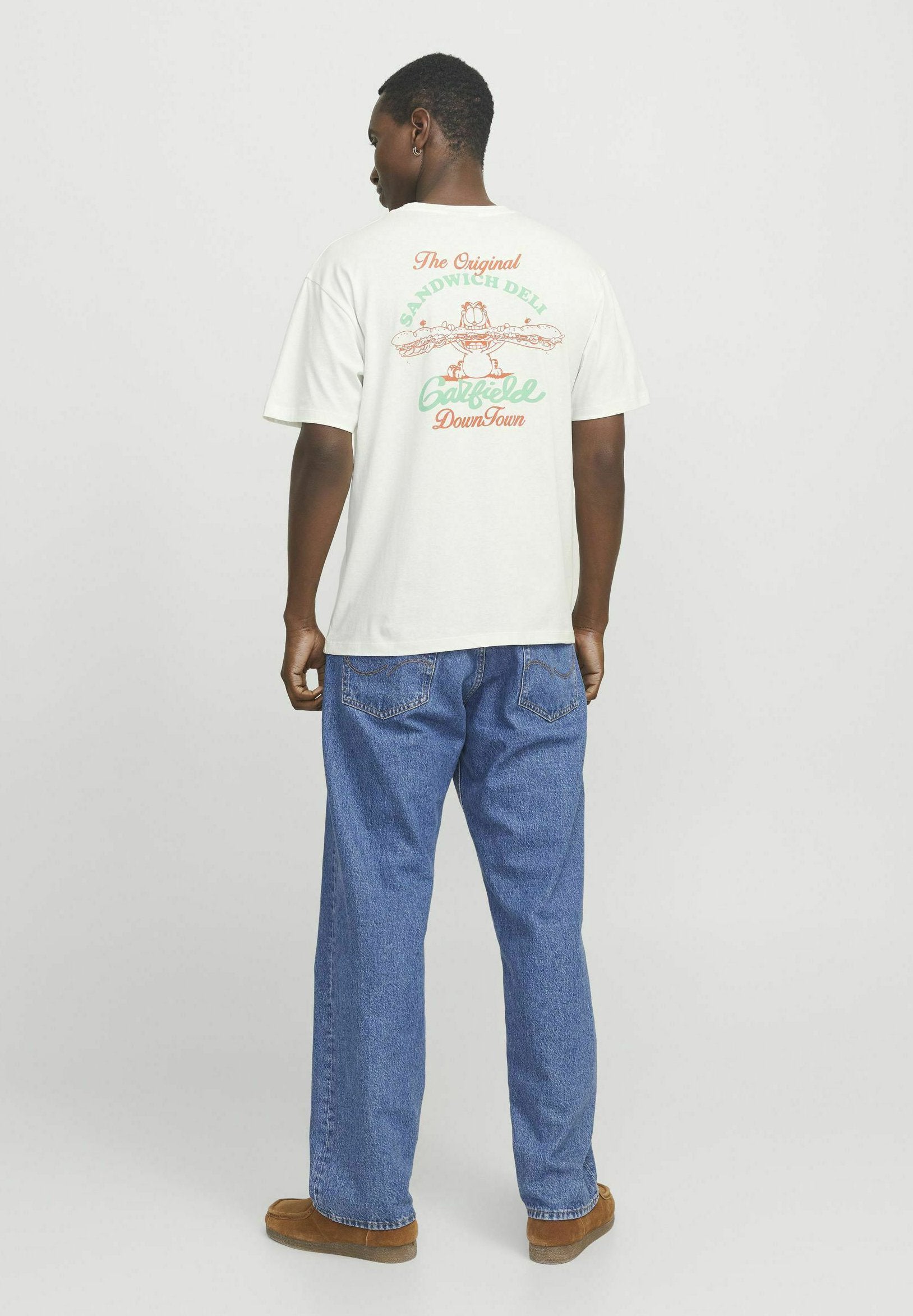 RUNDHALSAUSSCHNITT  - Print T-shirt - white alyssum