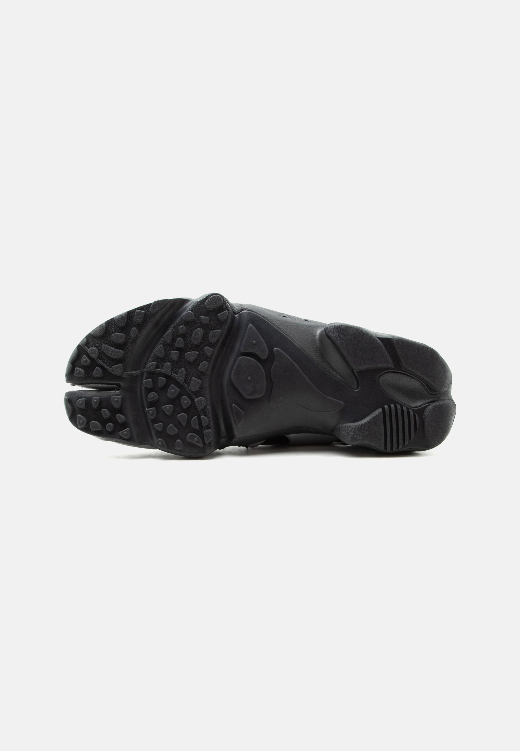 AIR RIFT DOT - Ankle strap ballet pumps - black/metallic silver-coloured