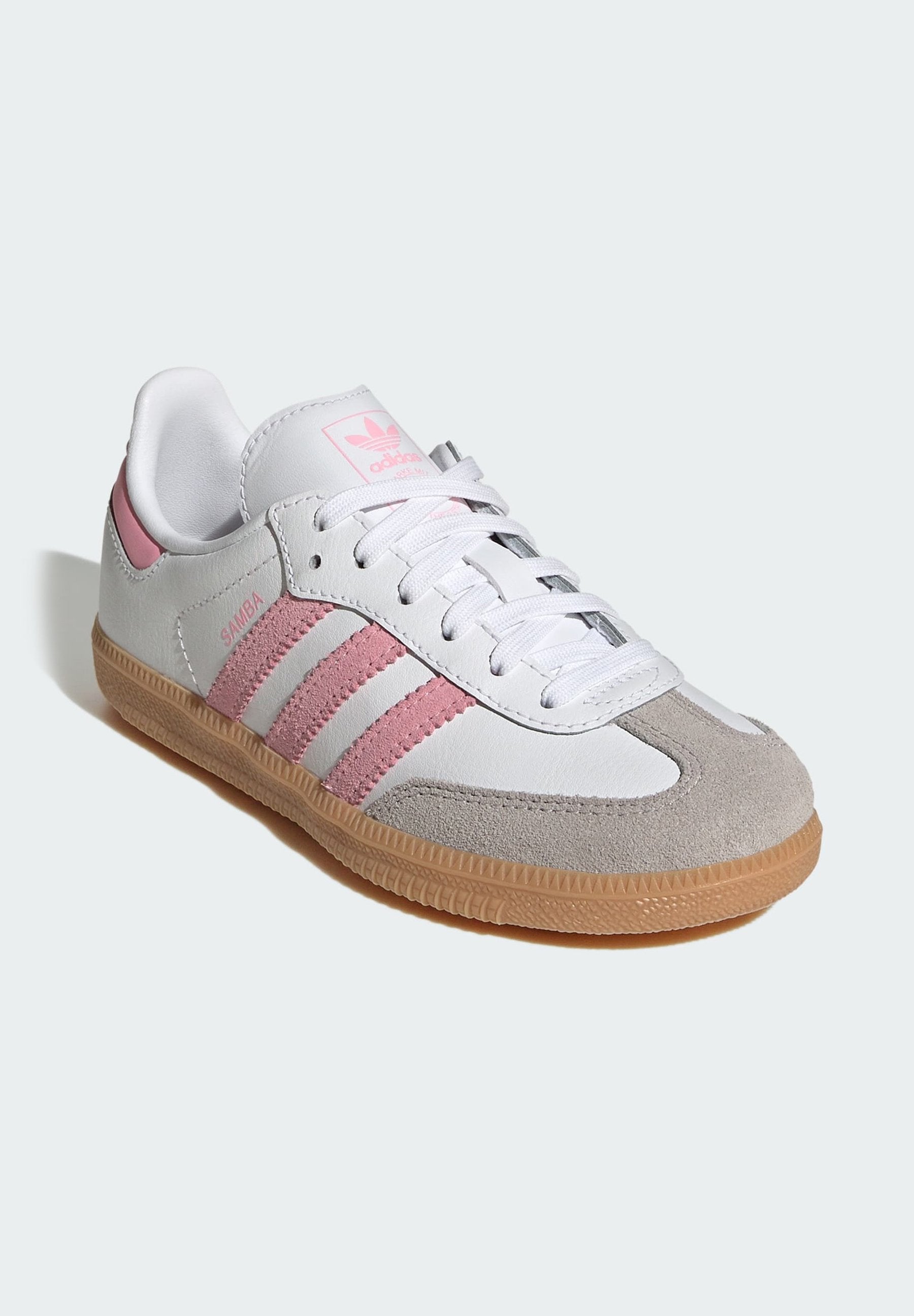 SAMBA OG C UNISEX - Trainers - ftwr white/light pink/gum