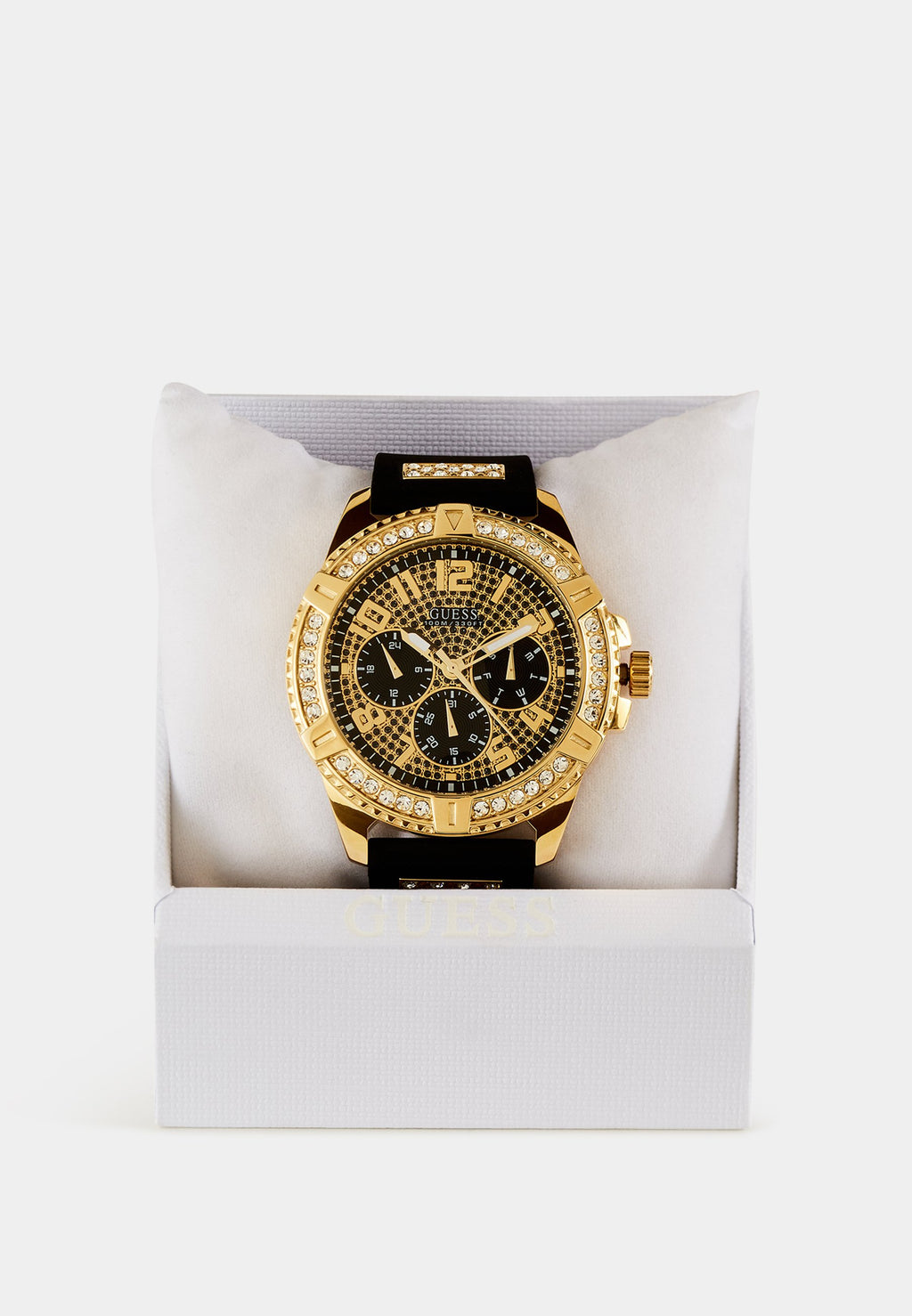 GS FRONTIER - Chronograph watch - black/gold-coloured