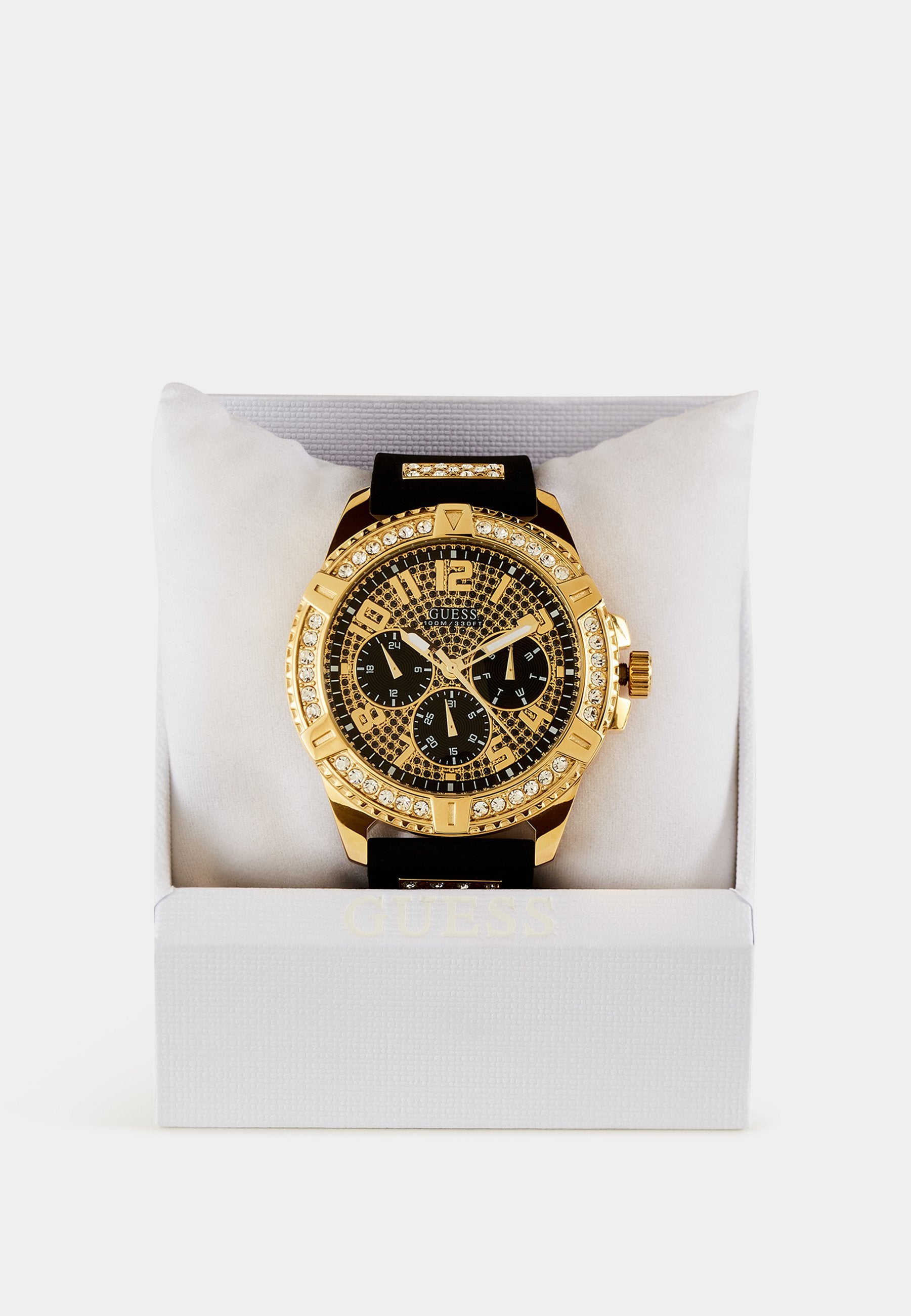 GS FRONTIER - Chronograph watch - black/gold-coloured