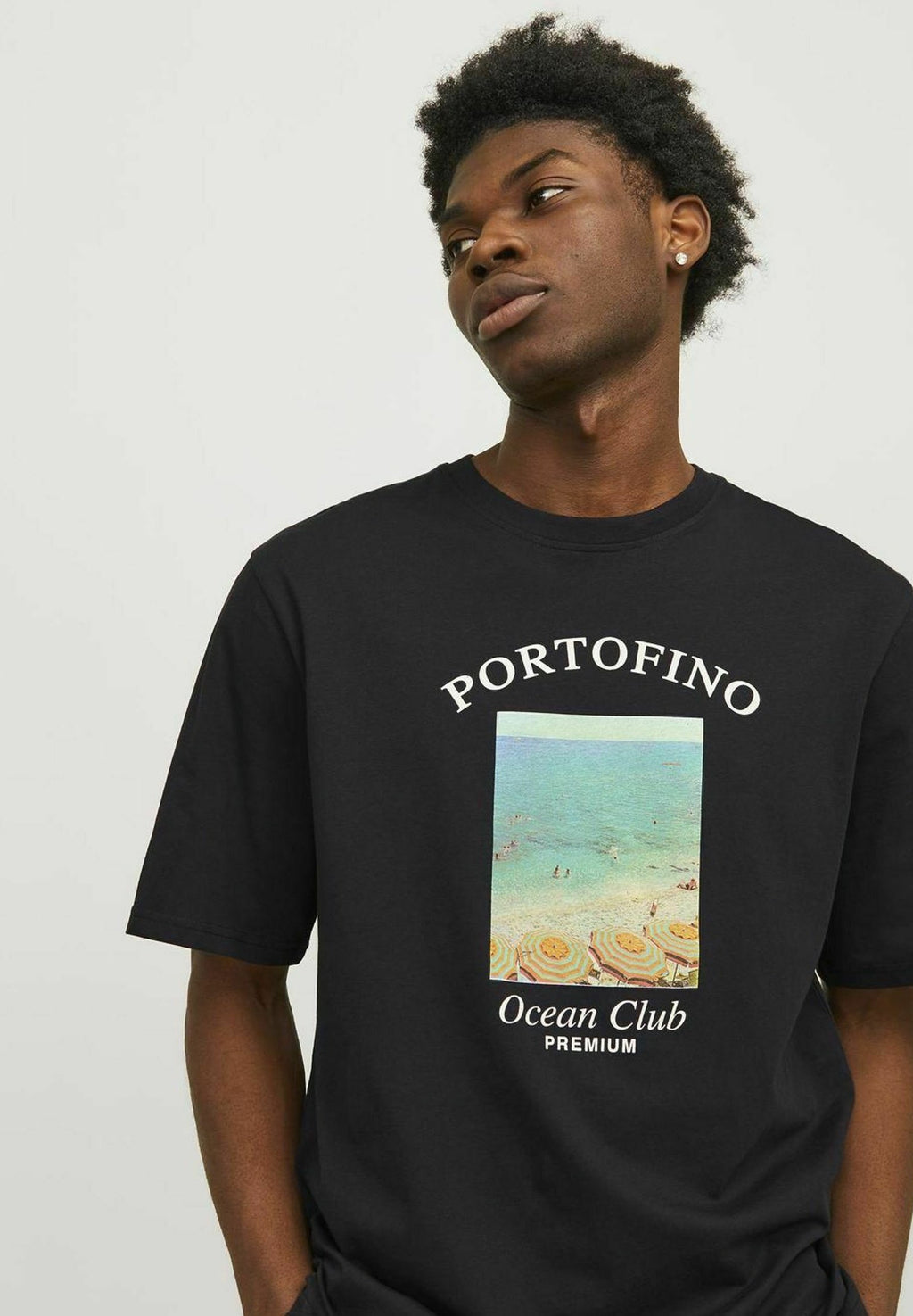 Printed - Print T-shirt - black onyx