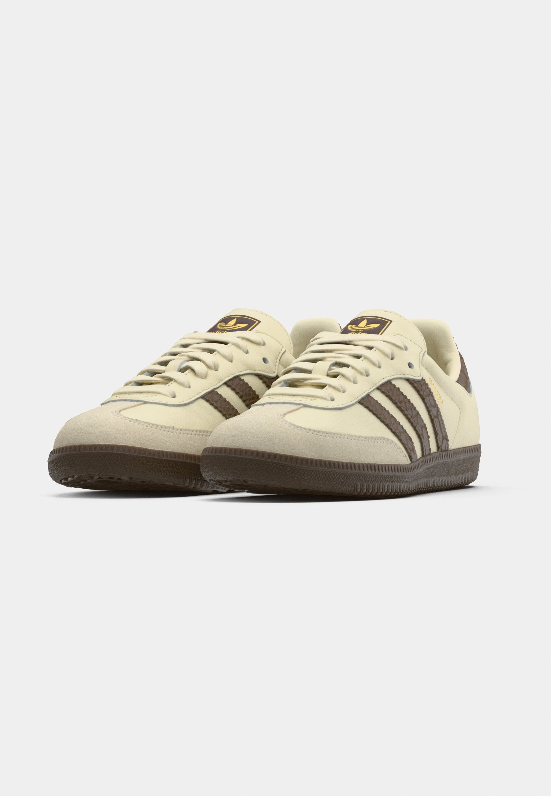 SAMBA OG W - Trainers - cream white/earth strata/maroon