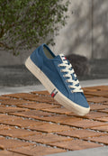 ARCHIVE FLAG STRIPE WASHED DENIM TRAINERS - Trainers - denim