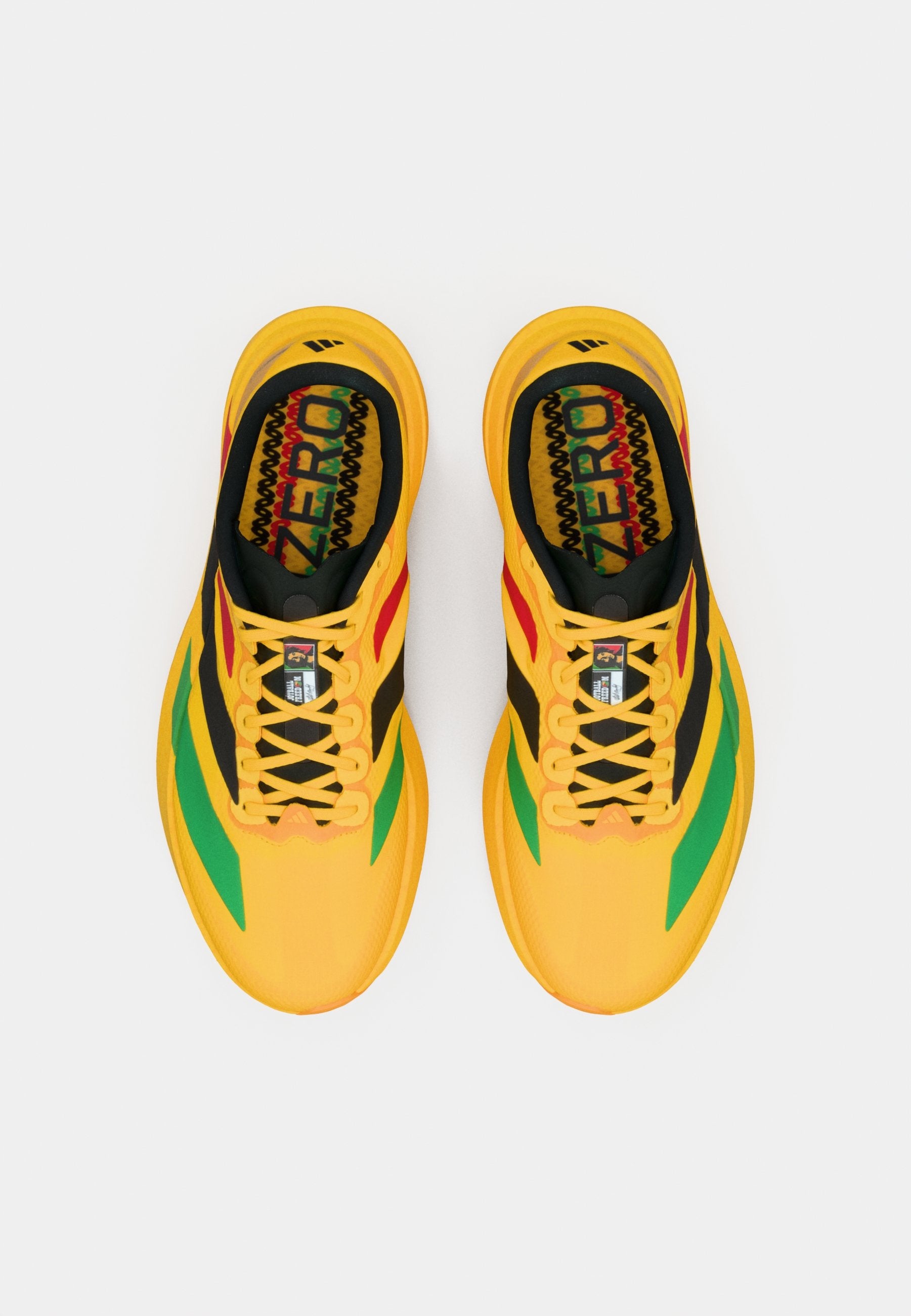 ADIZERO EVO SL - Trainers - bold gold-coloured/vivid green/pure ruby