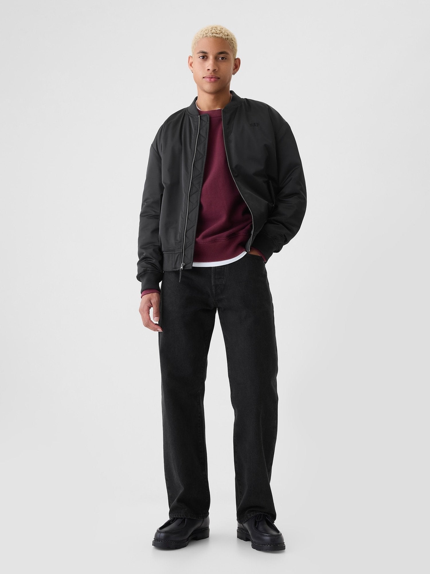 90S LOOSE  - Loose Jeans - black
