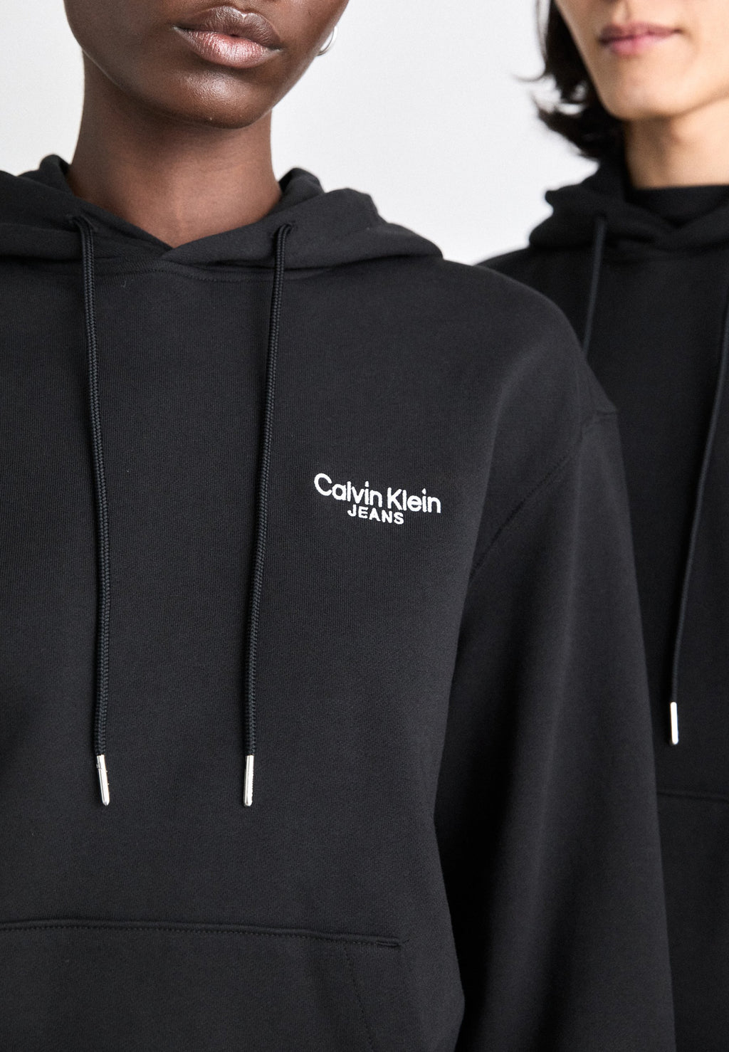 LOGO BACK PRINT HOODIE UNISEX - Hoodie - black