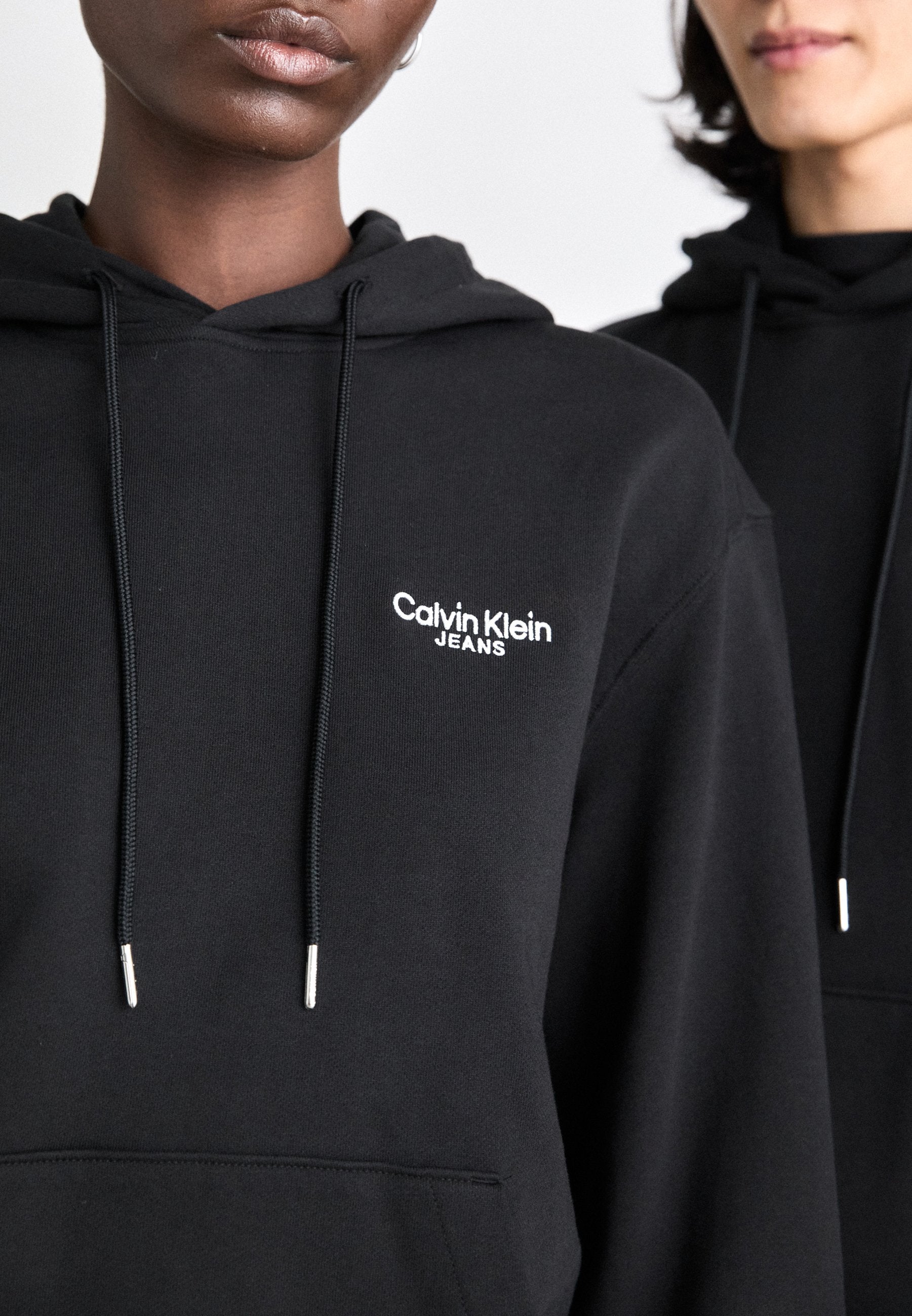 LOGO BACK PRINT HOODIE UNISEX - Hoodie - black