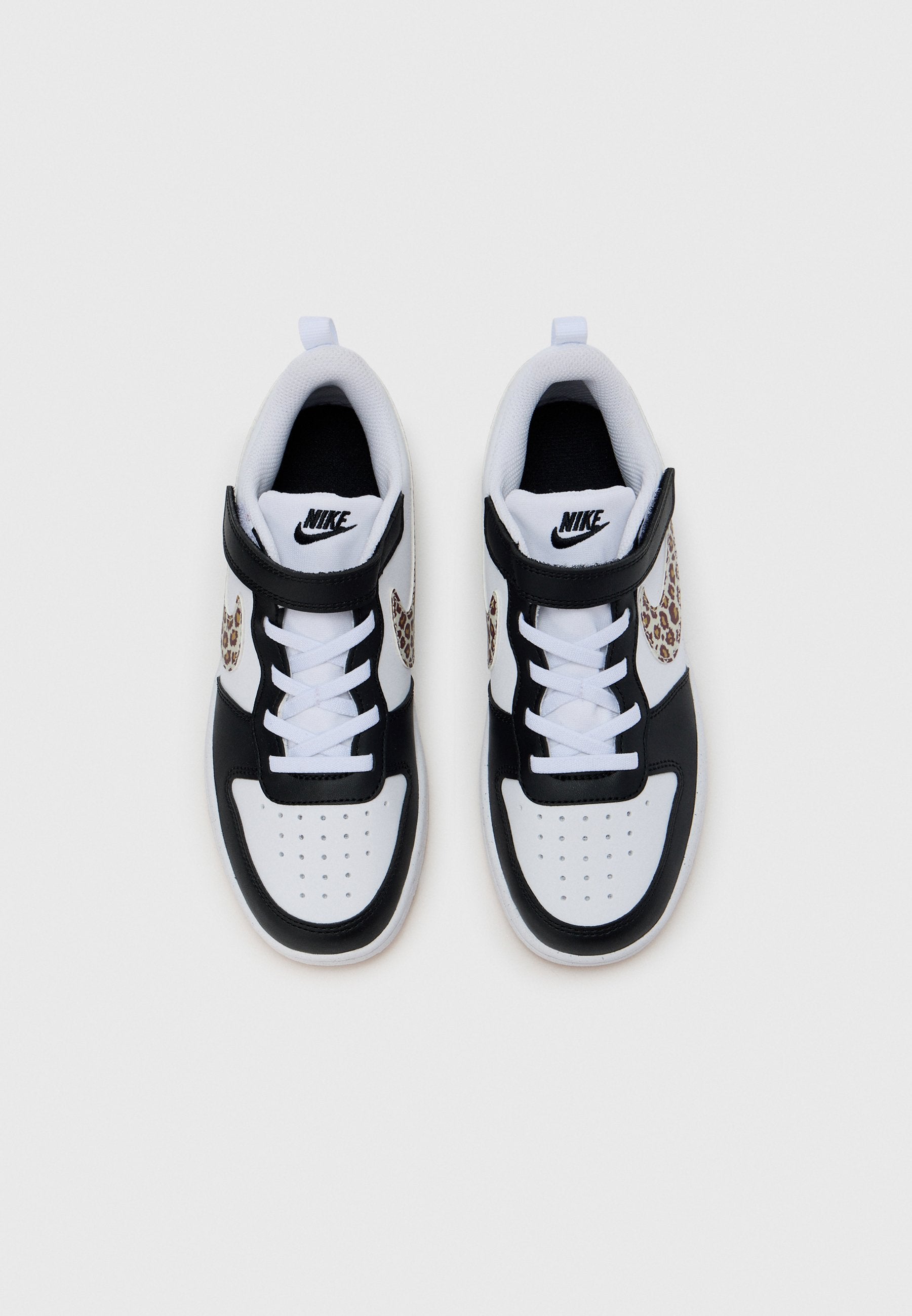 COURT BOROUGH LOW UNISEX - Trainers - black/white/gum/med brown