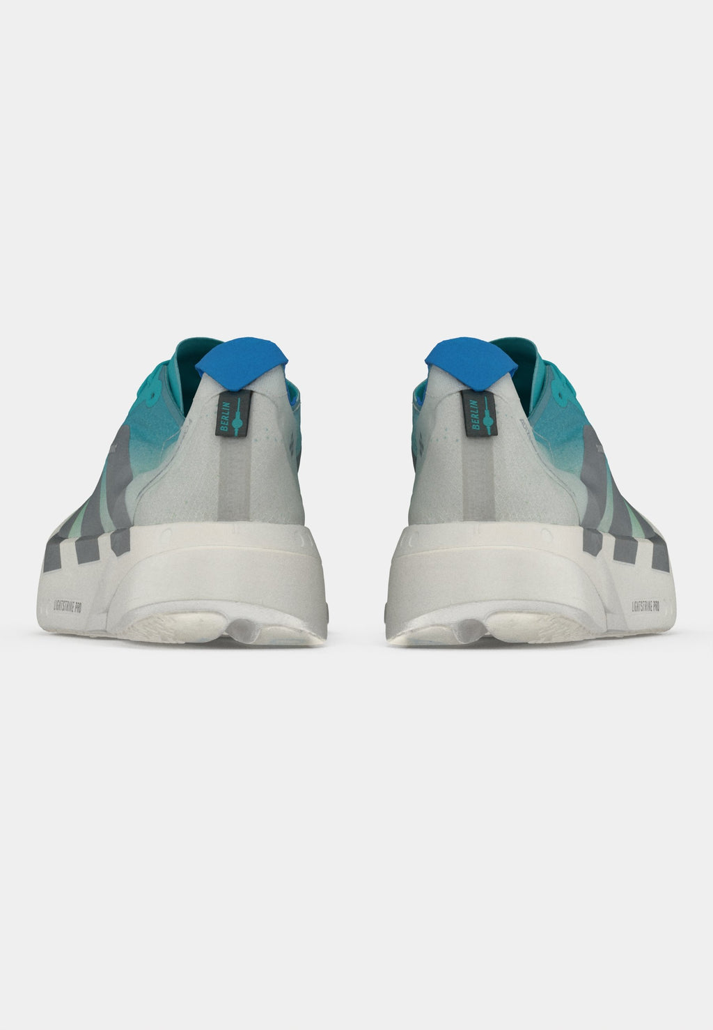 ADIZERO ADIOS PRO 4 - Road running shoes - hi res aqua/iron metallic/grey one