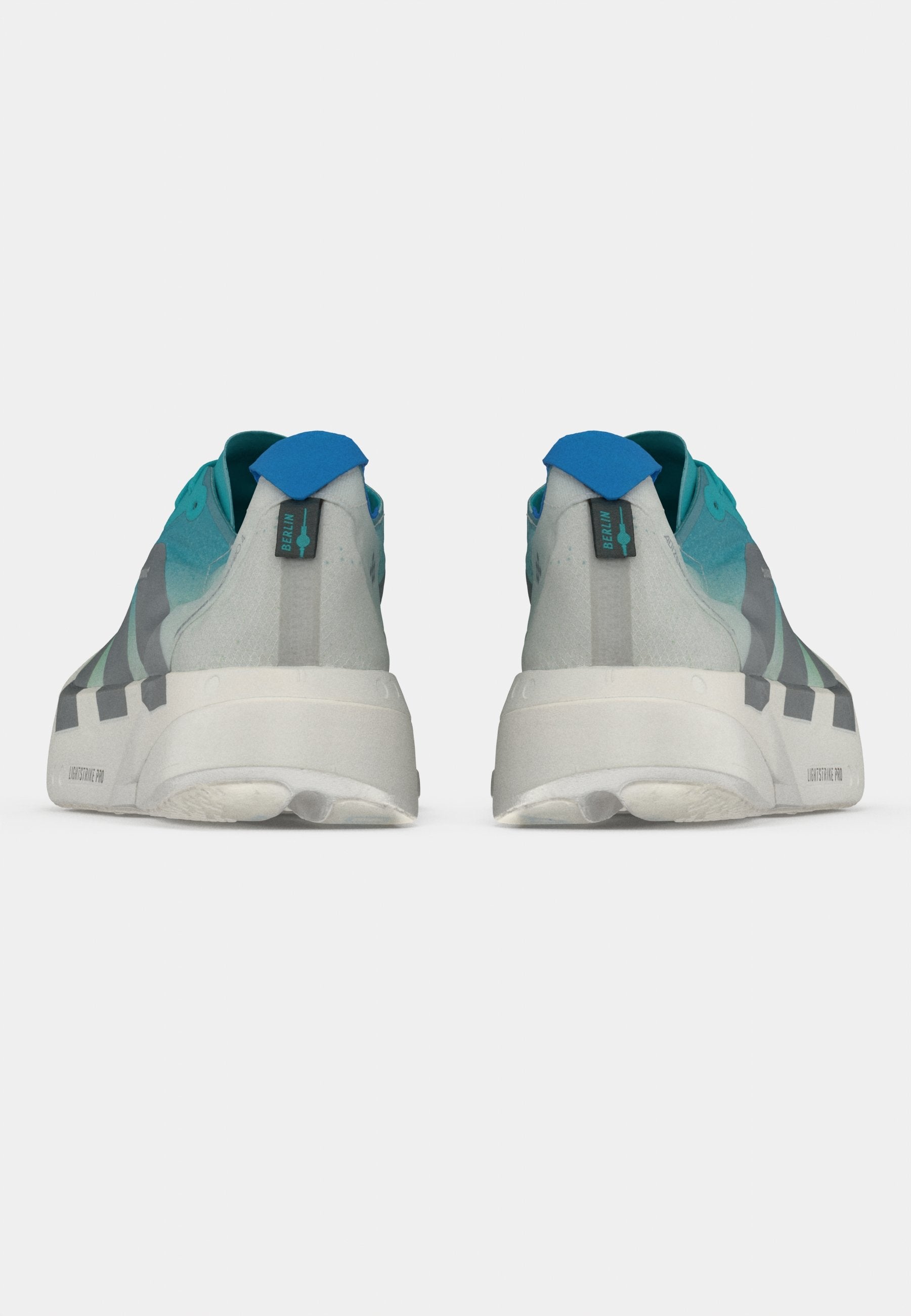 ADIZERO ADIOS PRO 4 - Road running shoes - hi res aqua/iron metallic/grey one