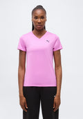 TAD ESSENTIAL V NECK TEE - Sports T-shirt - mauve pop