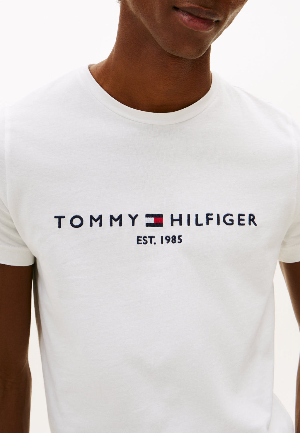 CORE LOGO TEE - Print T-shirt - white